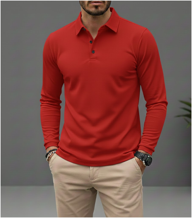 Mens Long Sleeve | Polo Shirt