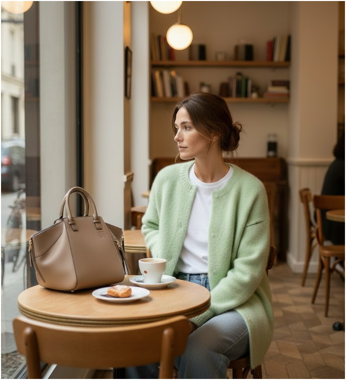 Women's Knitted Cardigan | Loose Fit