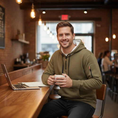 Men's Utility Zip Hoodie | Everyday