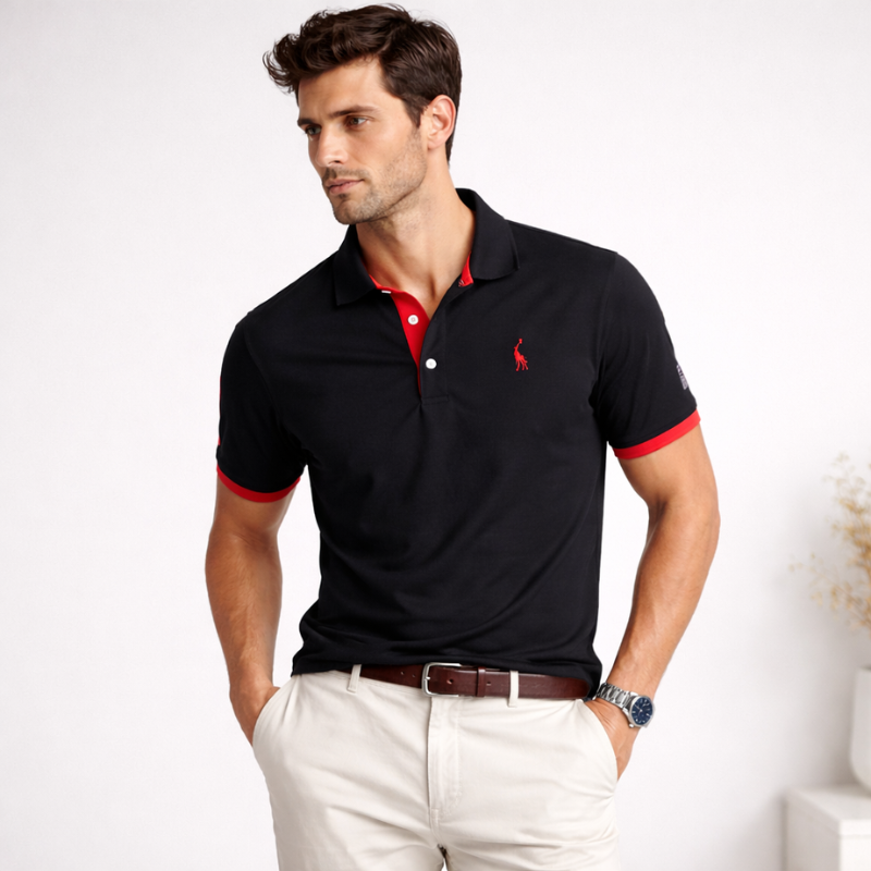 Men’s Casual Classic Polo Shirt | Short Sleeve