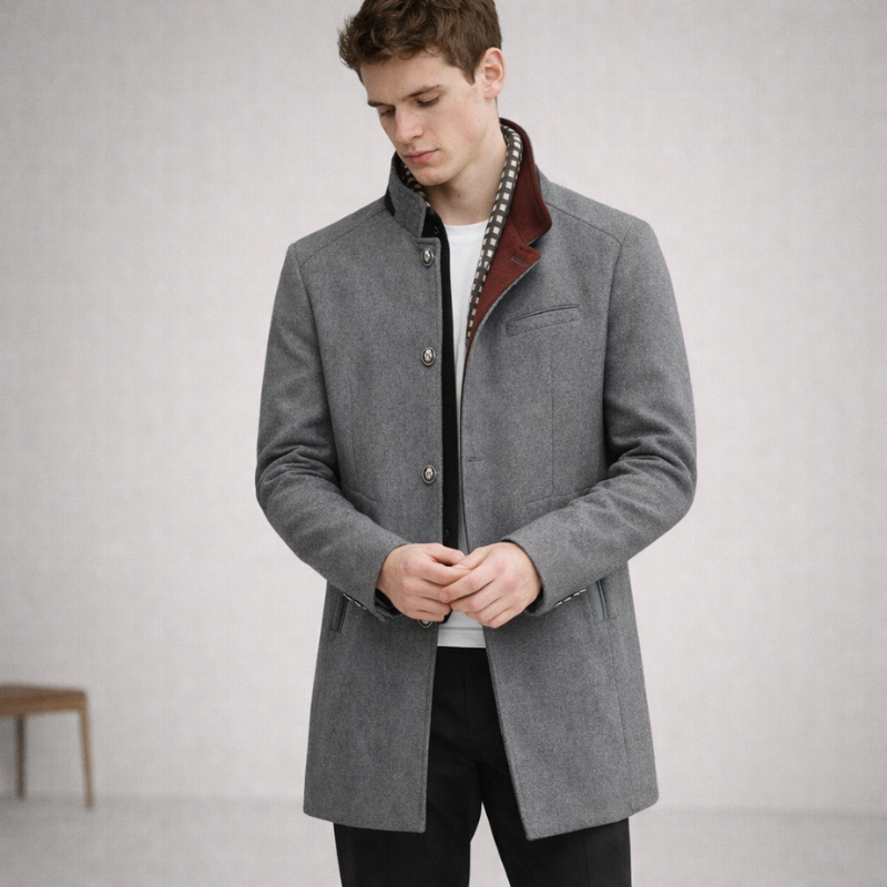 Men’s Classic Winter Overcoat | Long