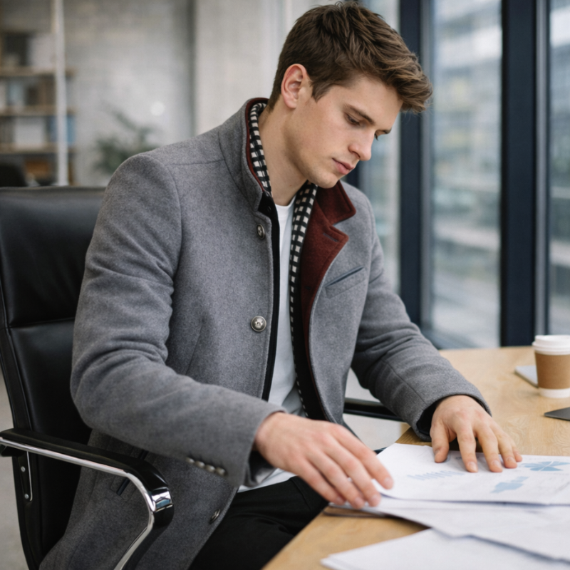 Men’s Classic Winter Overcoat | Long