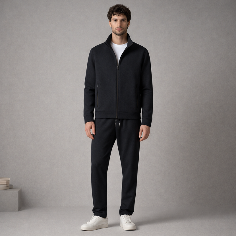 Men’s Athletic Lycra Tracksuit Set | Two Piece