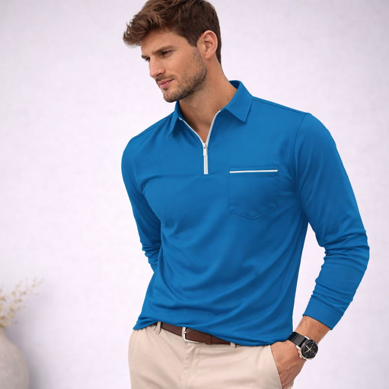 Men’s Classic Polo Shirt | Long Sleeve