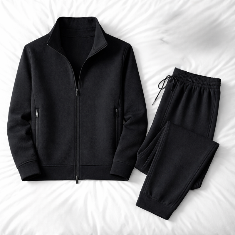 Men’s Athletic Lycra Tracksuit Set | Two Piece