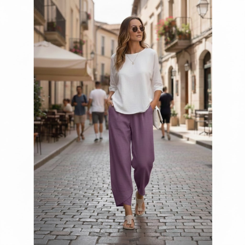 Women's Drift Fold Ankle l Trousers