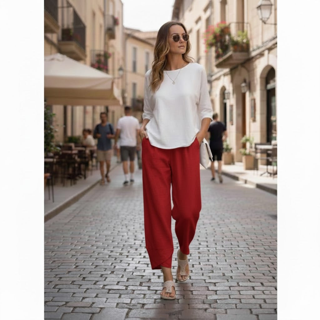 Women's Drift Fold Ankle l Trousers