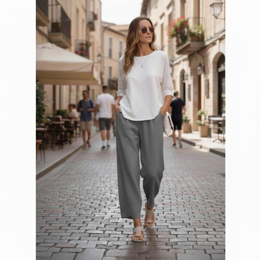 Women's Drift Fold Ankle l Trousers