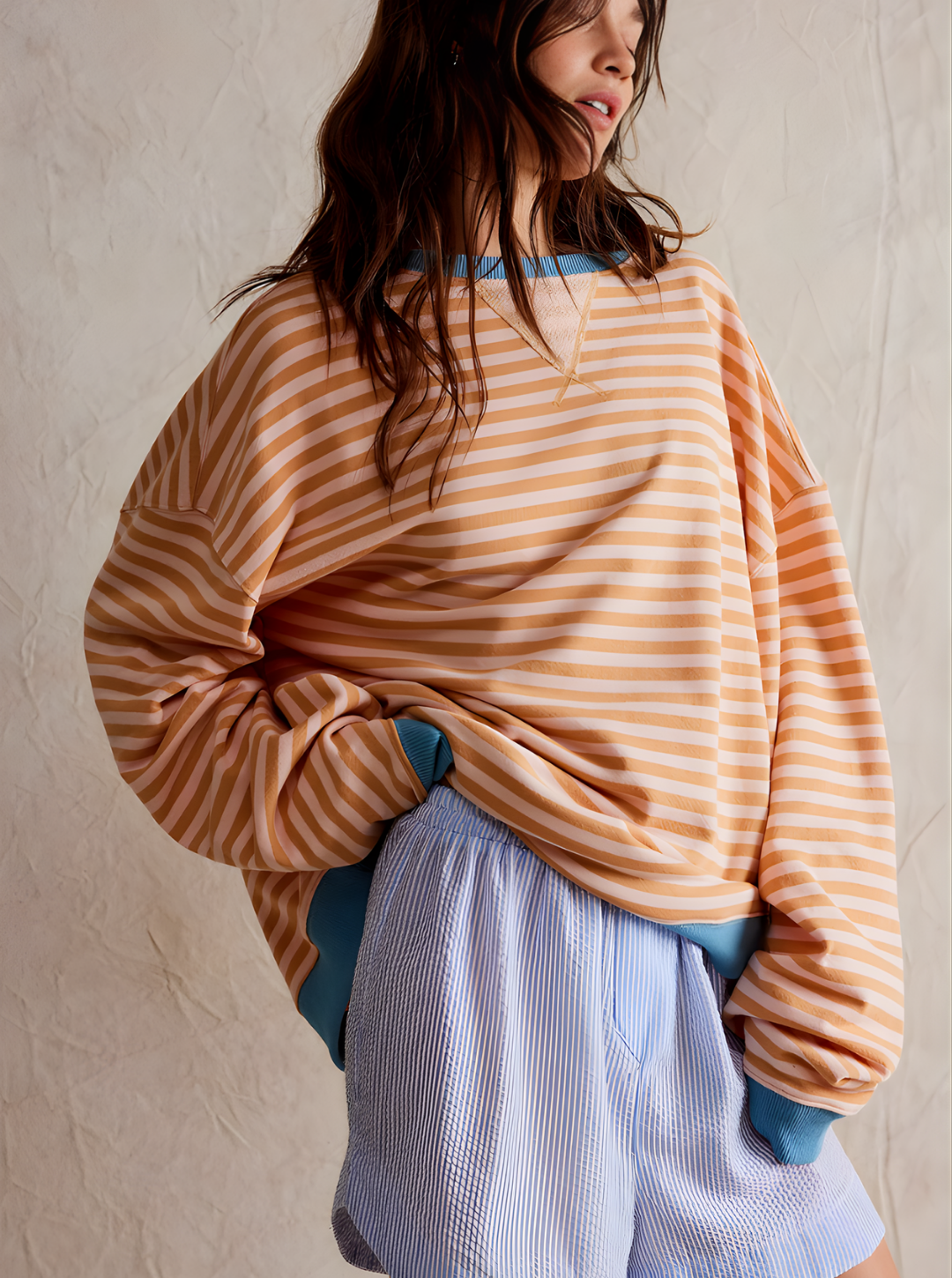 Women’s Summer Striped Jumper | Relaxed Casual Home Loungewear