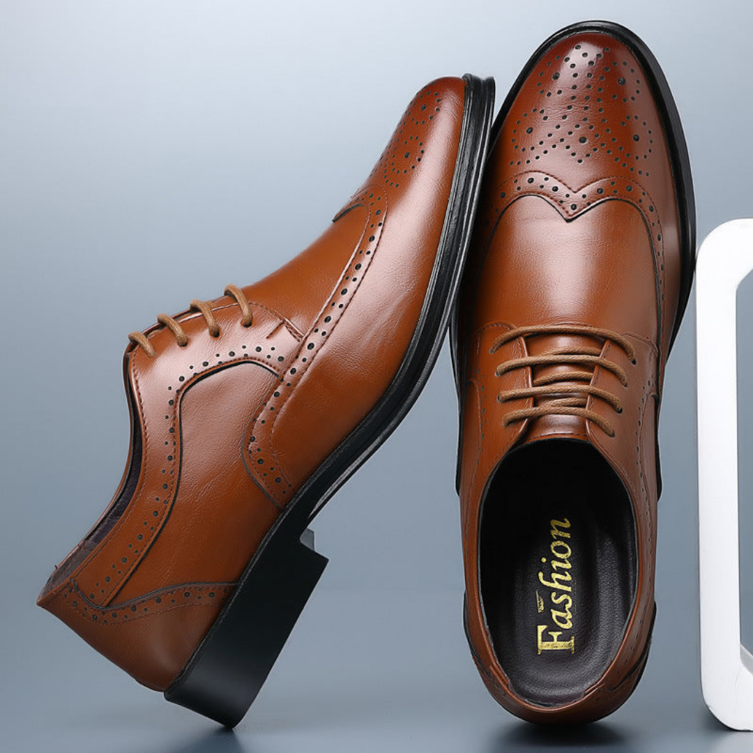 Oxford Shoes | Men's Brogue Lace-Up Summer