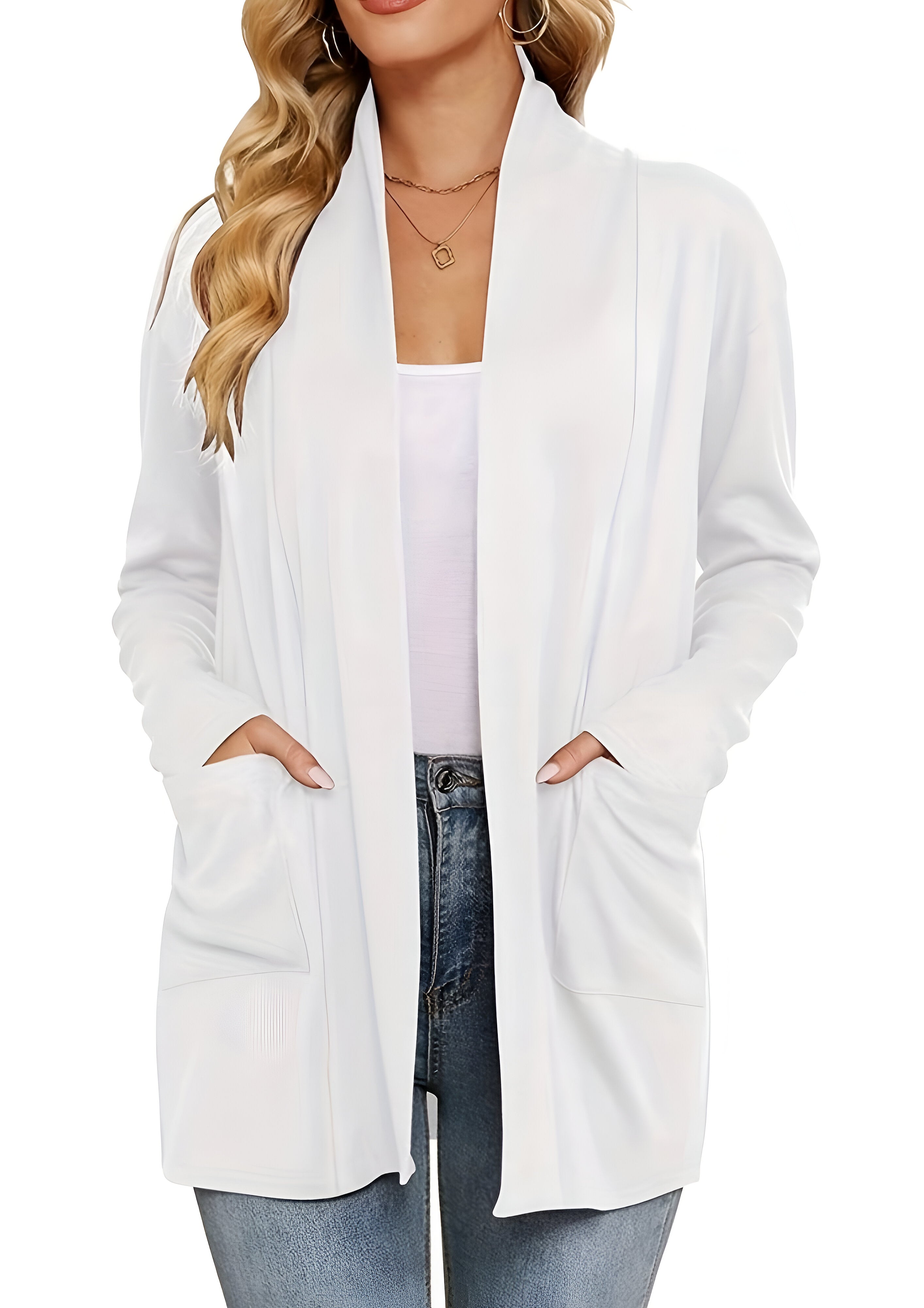 Chunky knitted Cardigan | Womens Open Front