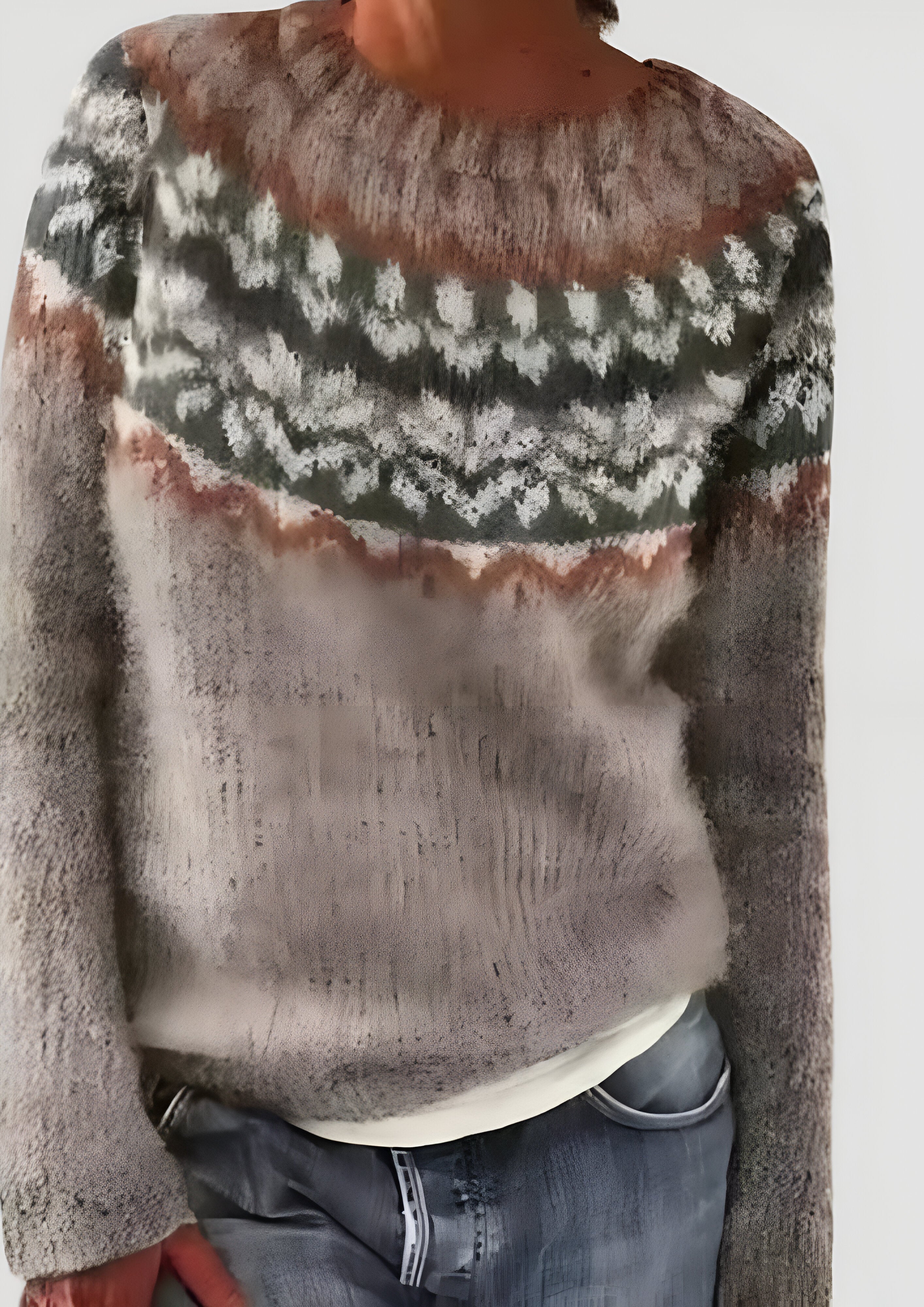 Colorful Patterned Jumper | Women's Long Sleeve