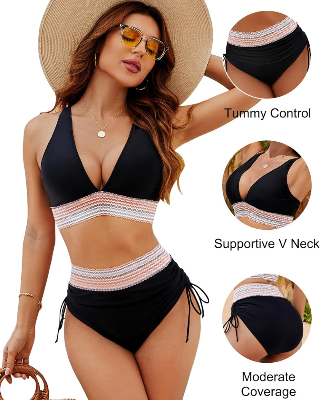 Women’s Summer Bikini Set | Ribbed Band