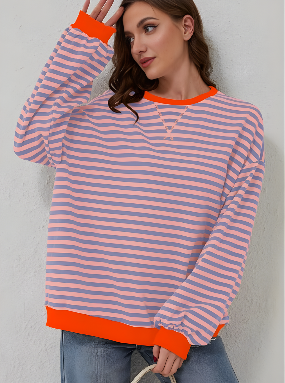 Women’s Summer Striped Jumper | Relaxed Casual Home Loungewear