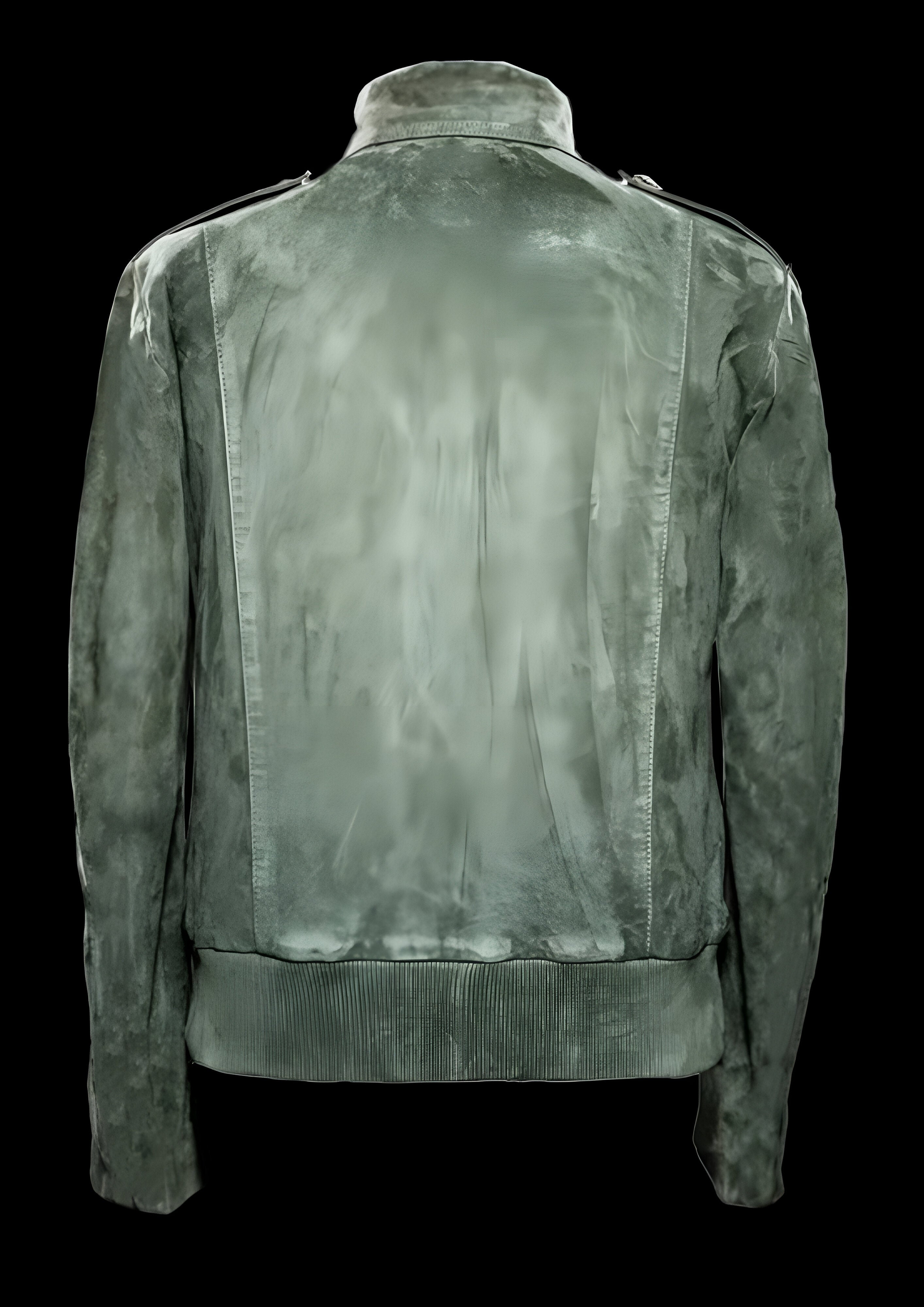 Retro Lapel Zipper Jacket | Men's Suede