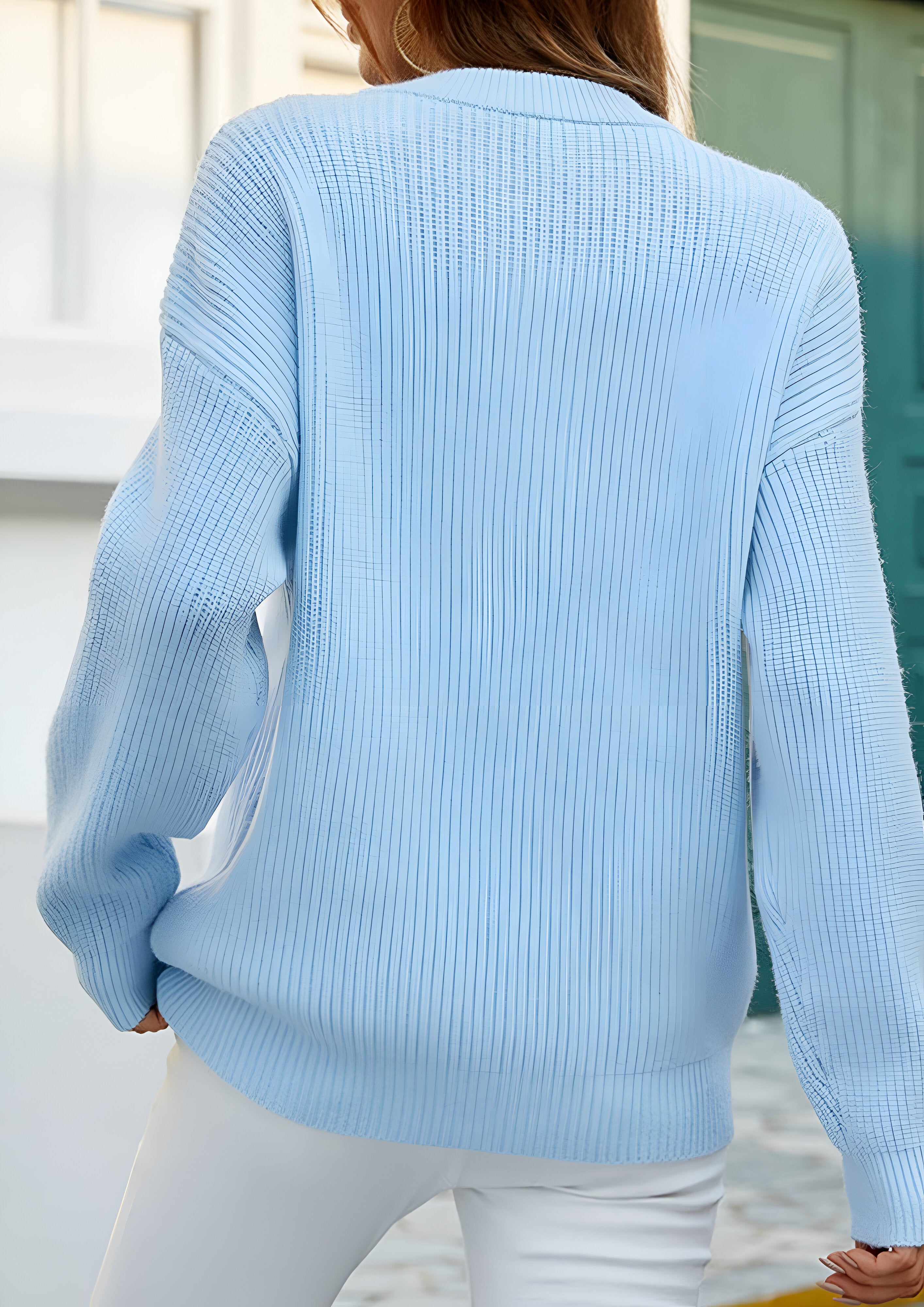 Round Neck Loose Jumper | Women's Long Sleeve