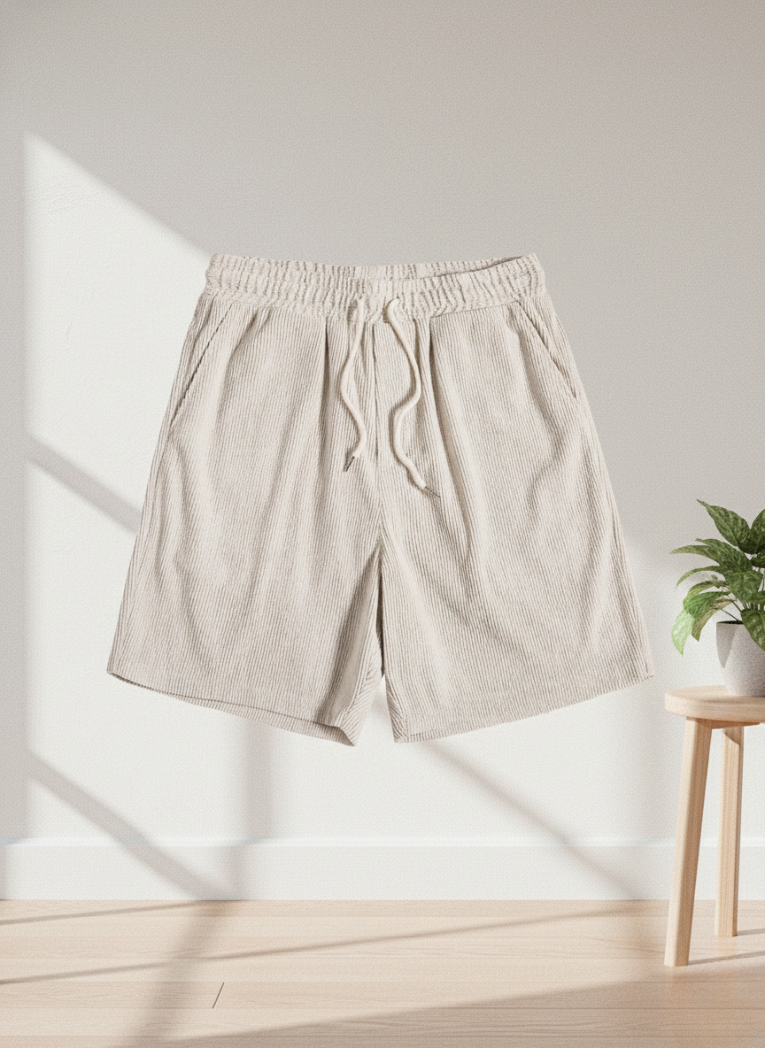 Men's Casual Short-Sleeve Shirt and Shorts Set | Two Piece