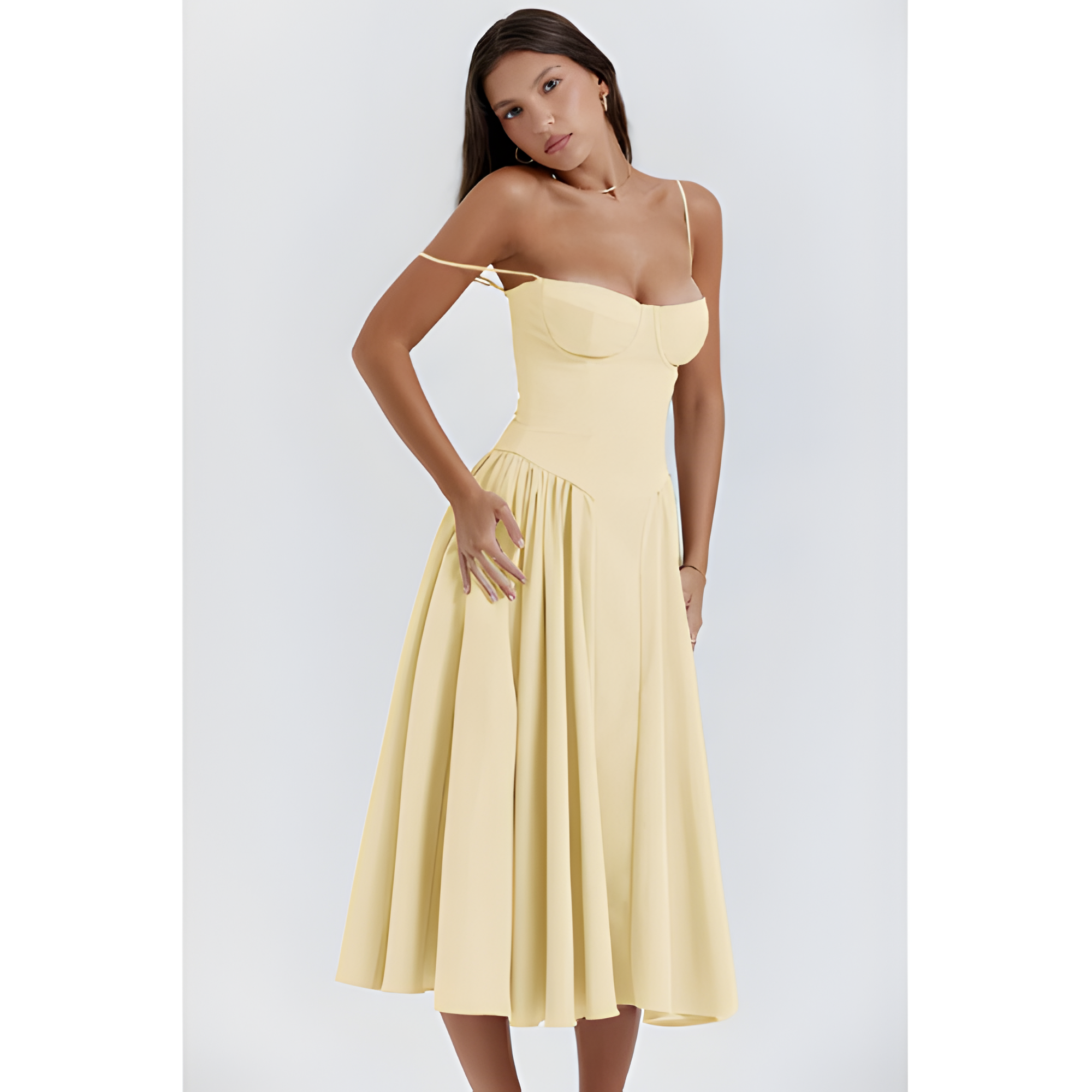 Women's Sleeveless Midi Dress | Summer