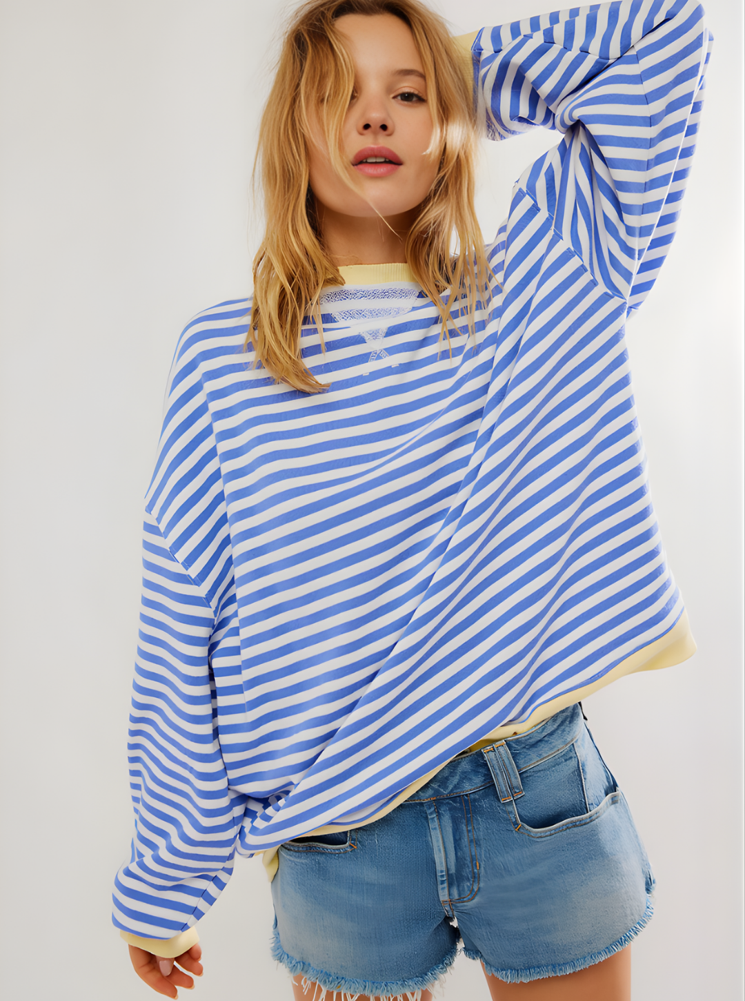 Women’s Summer Striped Jumper | Relaxed Casual Home Loungewear