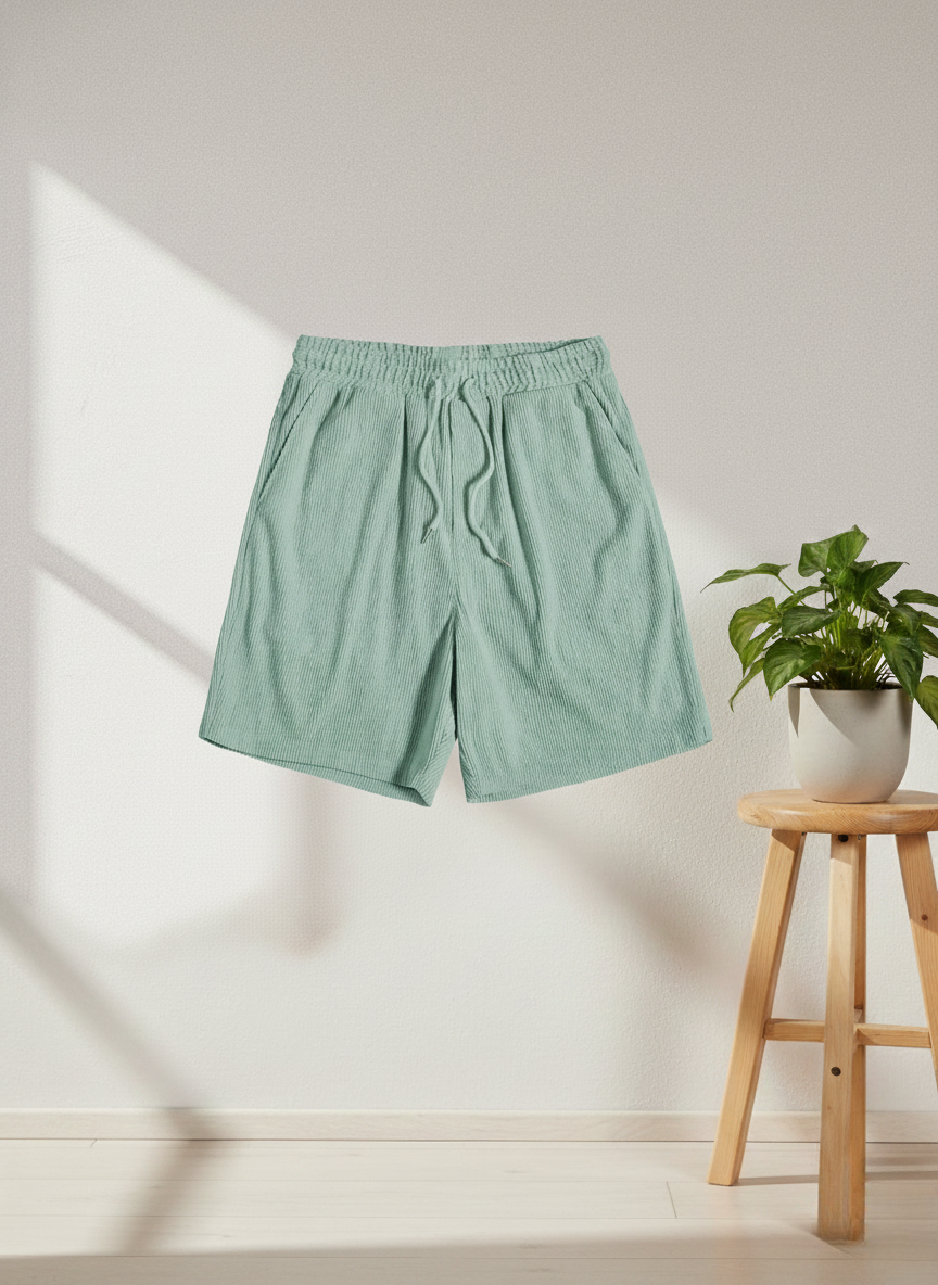 Men's Casual Short-Sleeve Shirt and Shorts Set | Two Piece