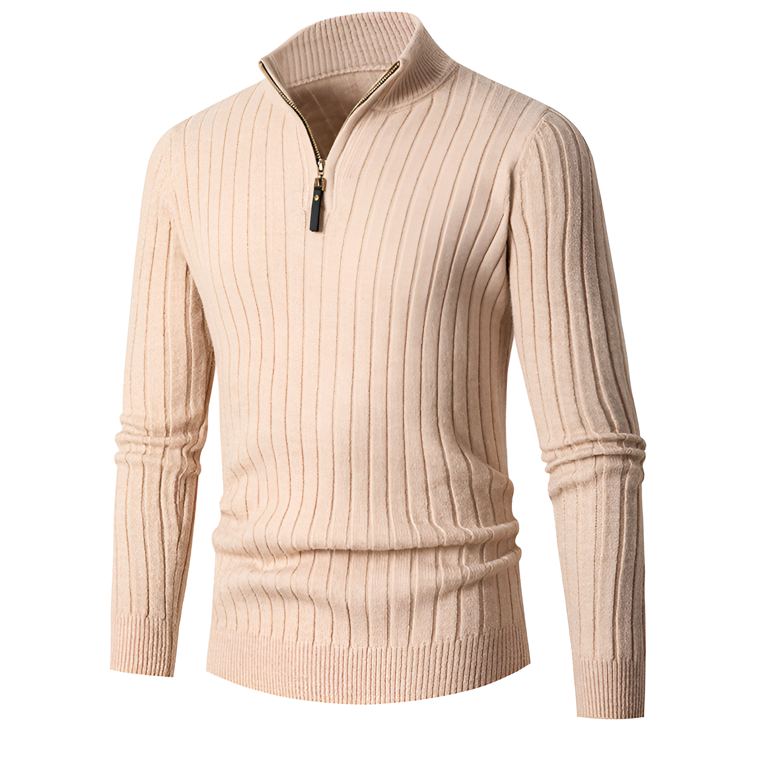 Slim Ribbed Jumper | Men's Winter Knit Stylish