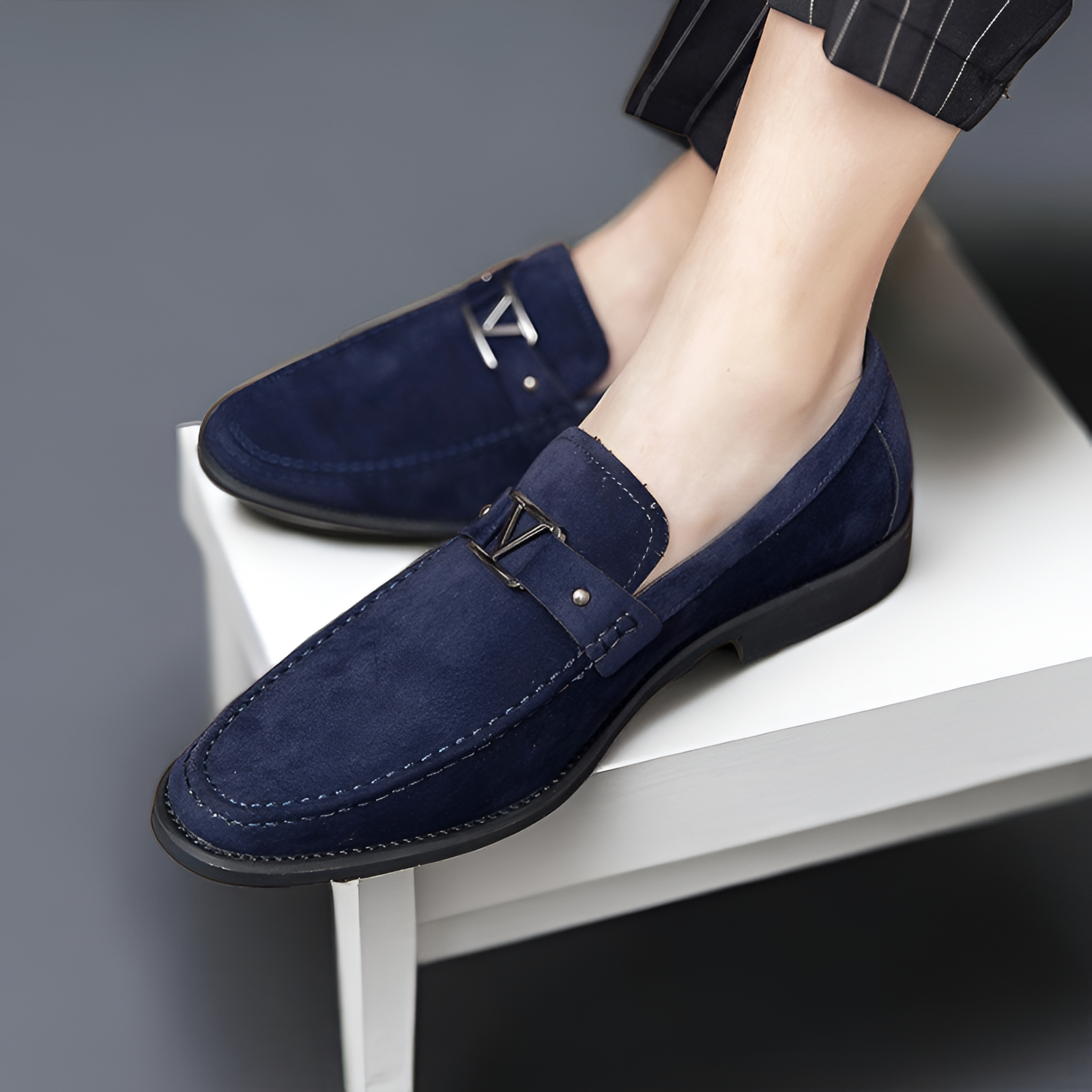 Men's Suede Loafers Shoes | Slip-On Classic