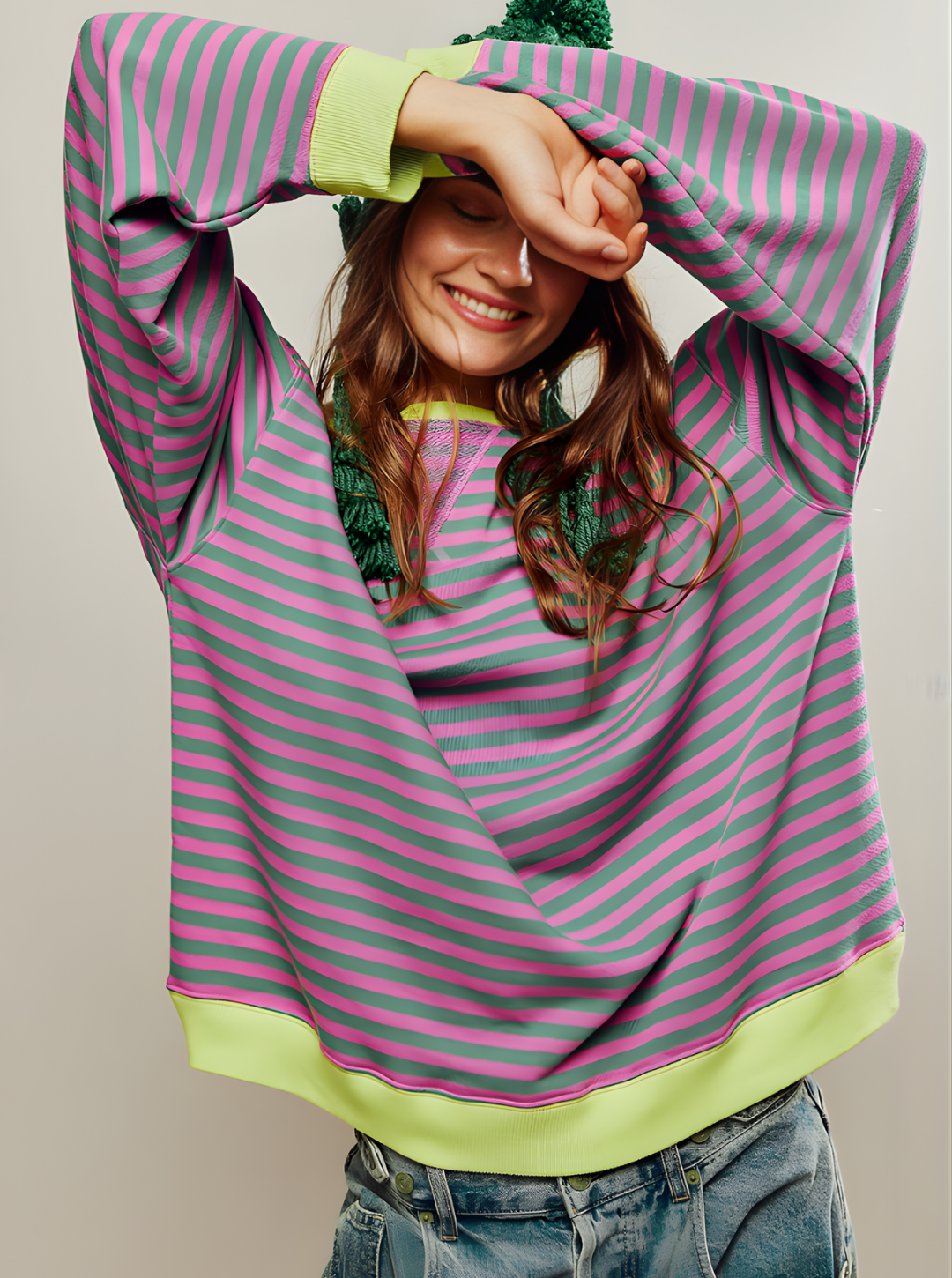 Women’s Summer Striped Jumper | Relaxed Casual Home Loungewear