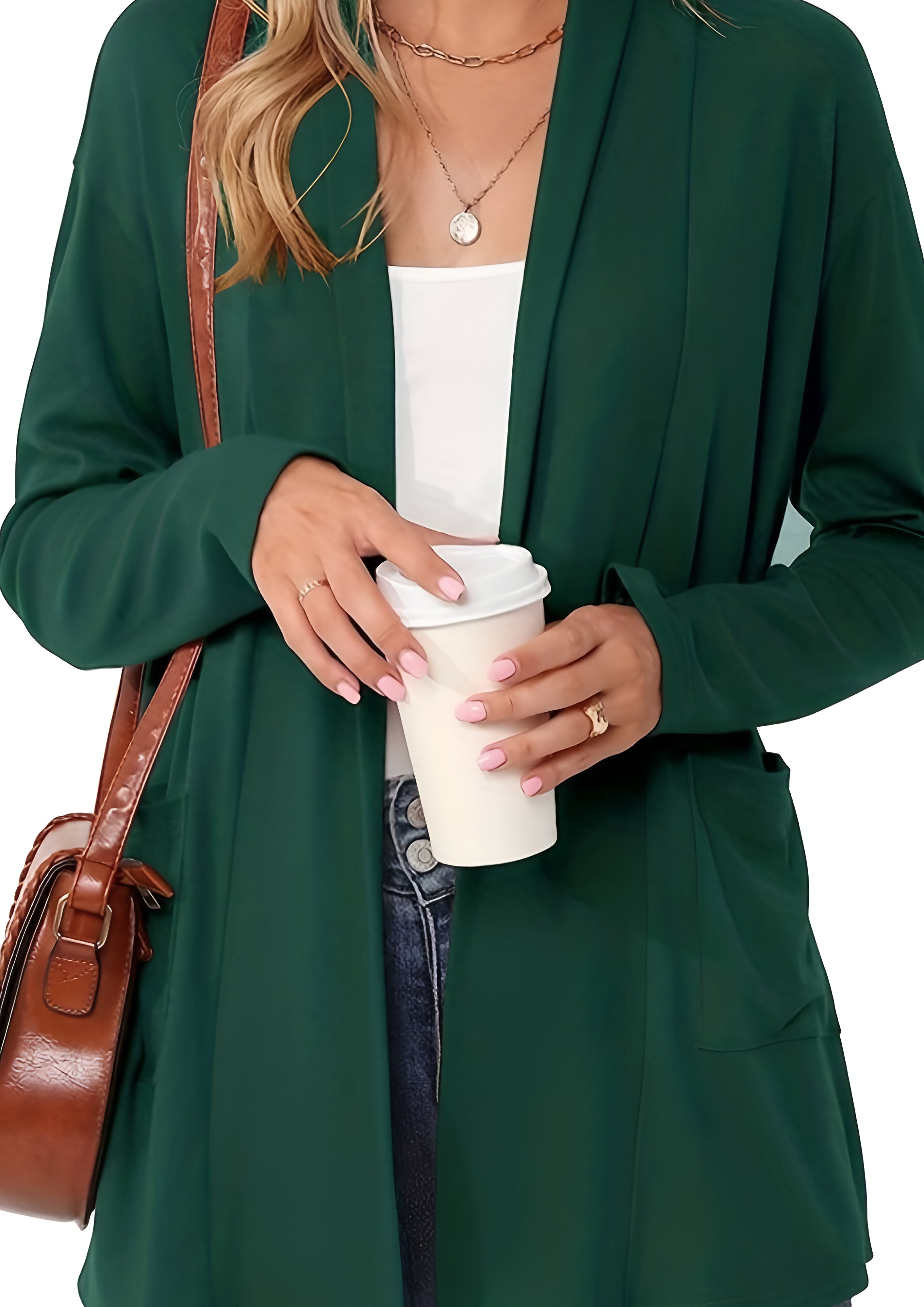 Chunky knitted Cardigan | Womens Open Front