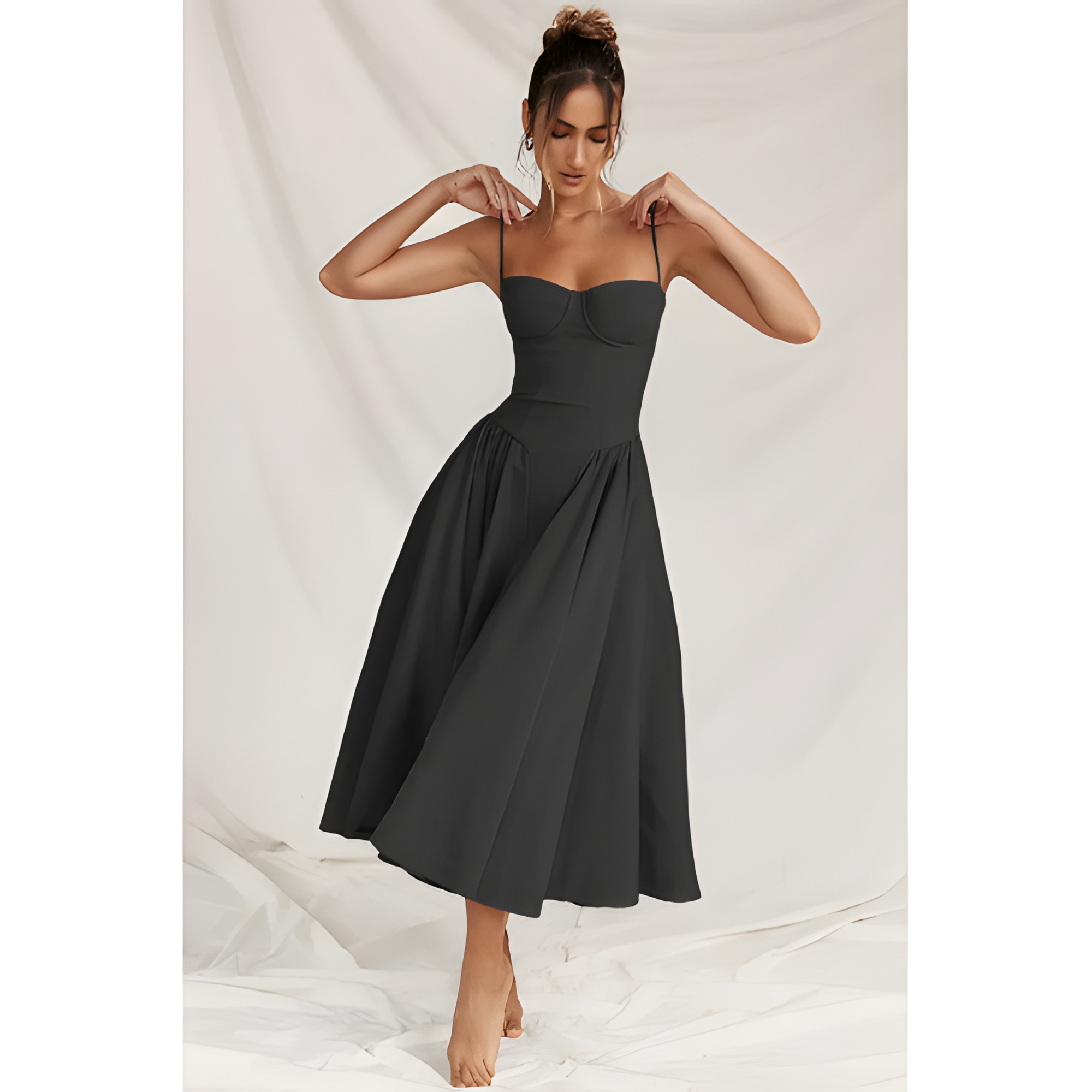 Women's Sleeveless Midi Dress | Summer