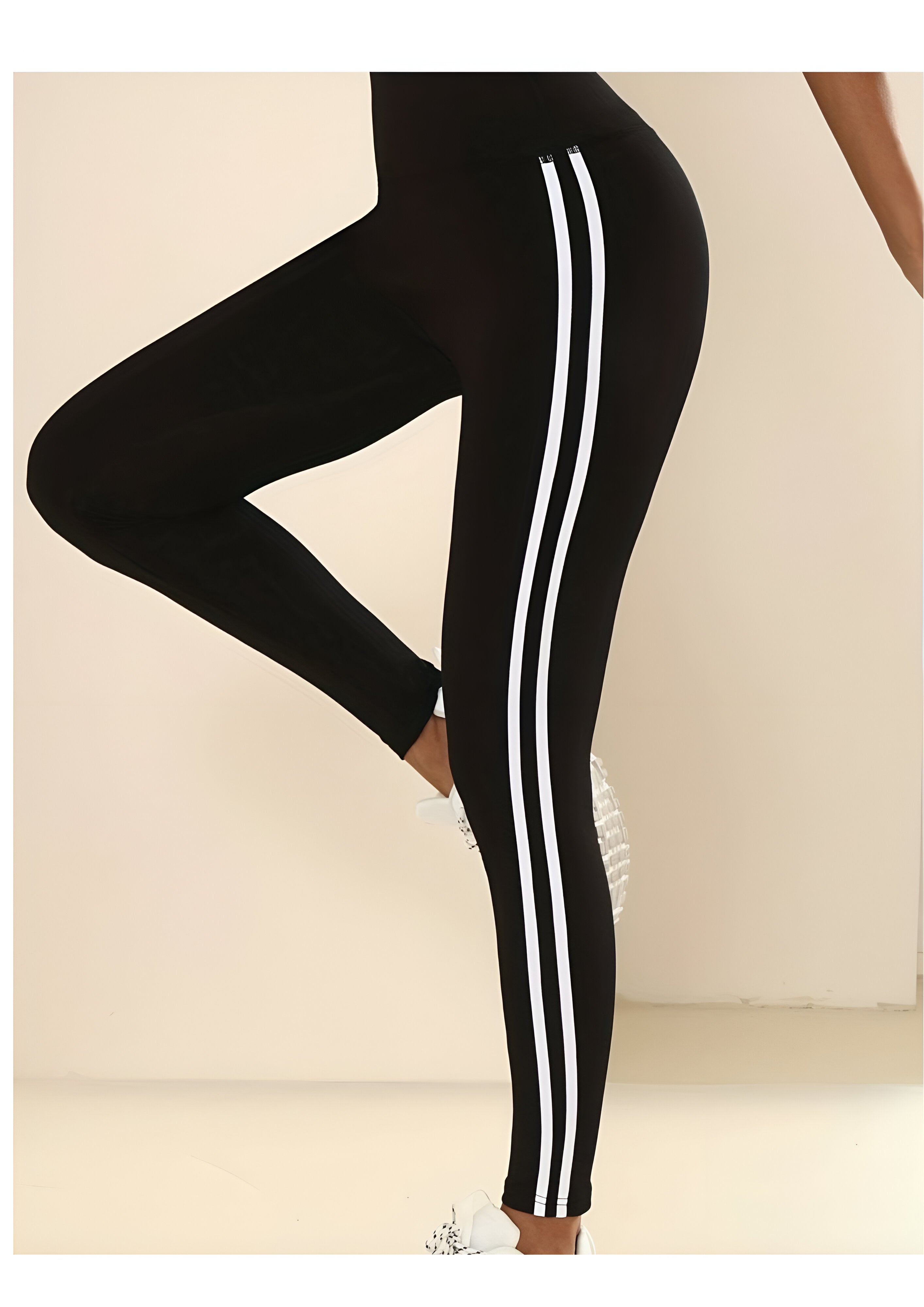 Side Stripes Yoga Leggings | Women's Activewear