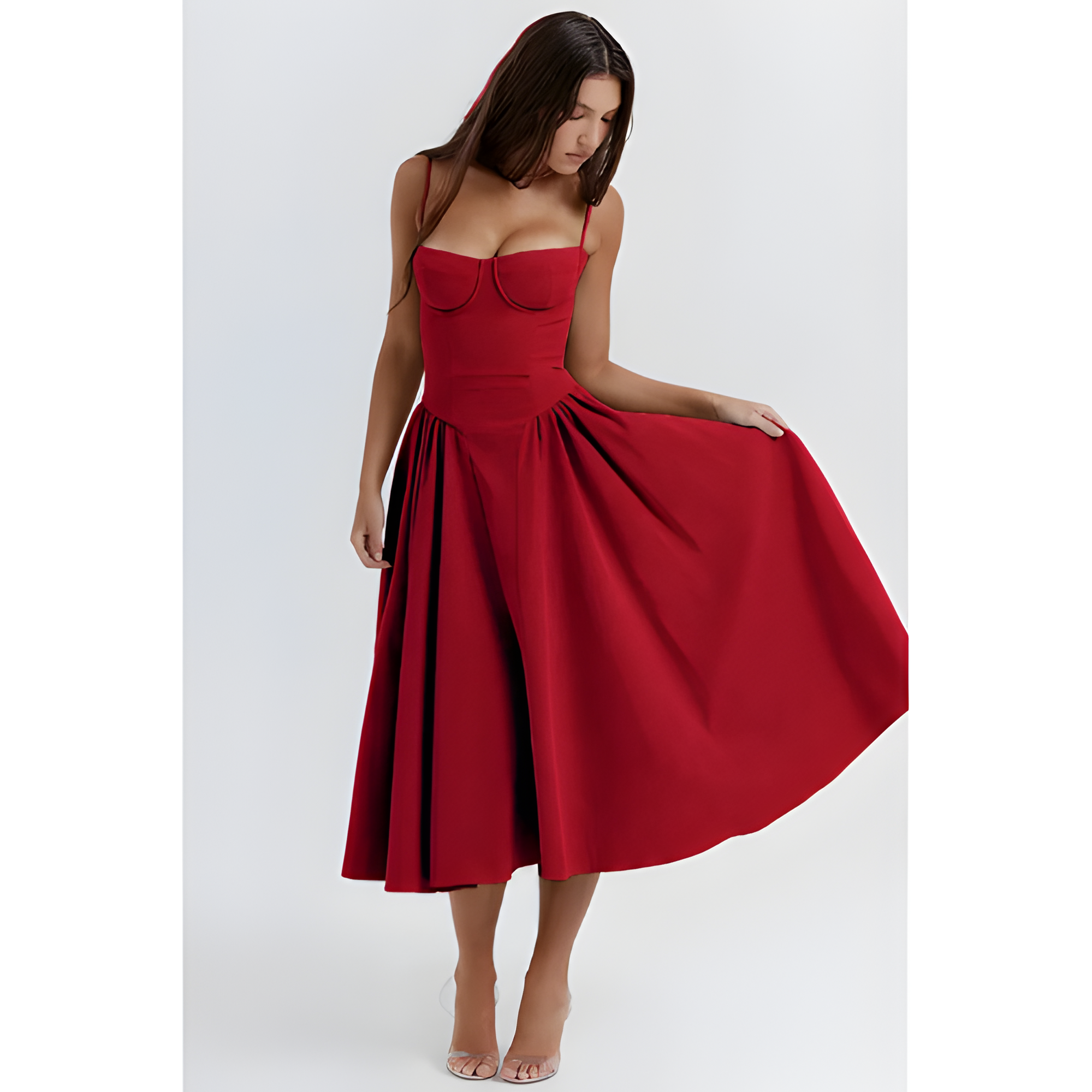 Women's Sleeveless Midi Dress | Summer