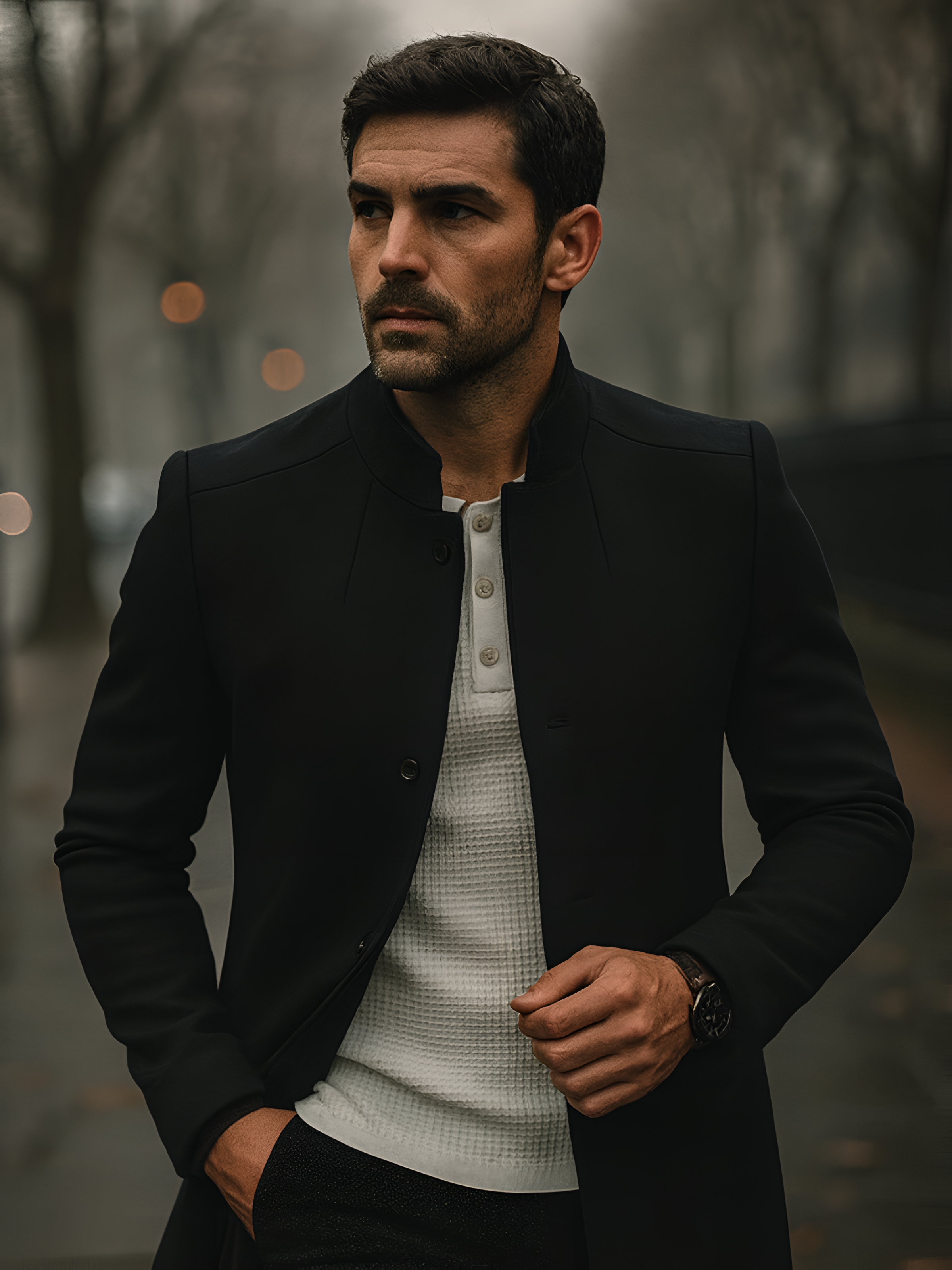 Blazer Coat | Men's Autumn Minimalist Button