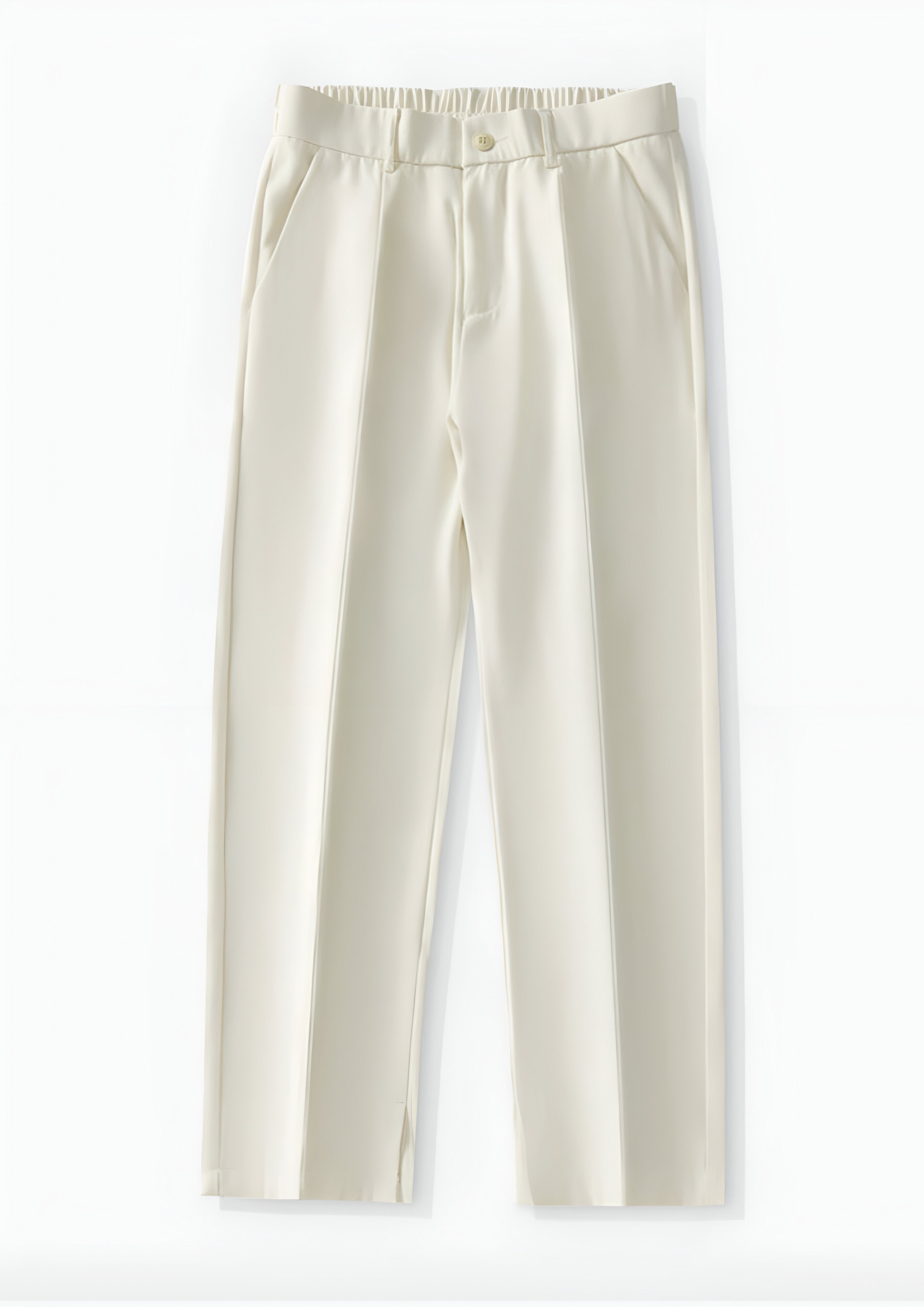 Straight Leg Trousers | Men's Pleated Front
