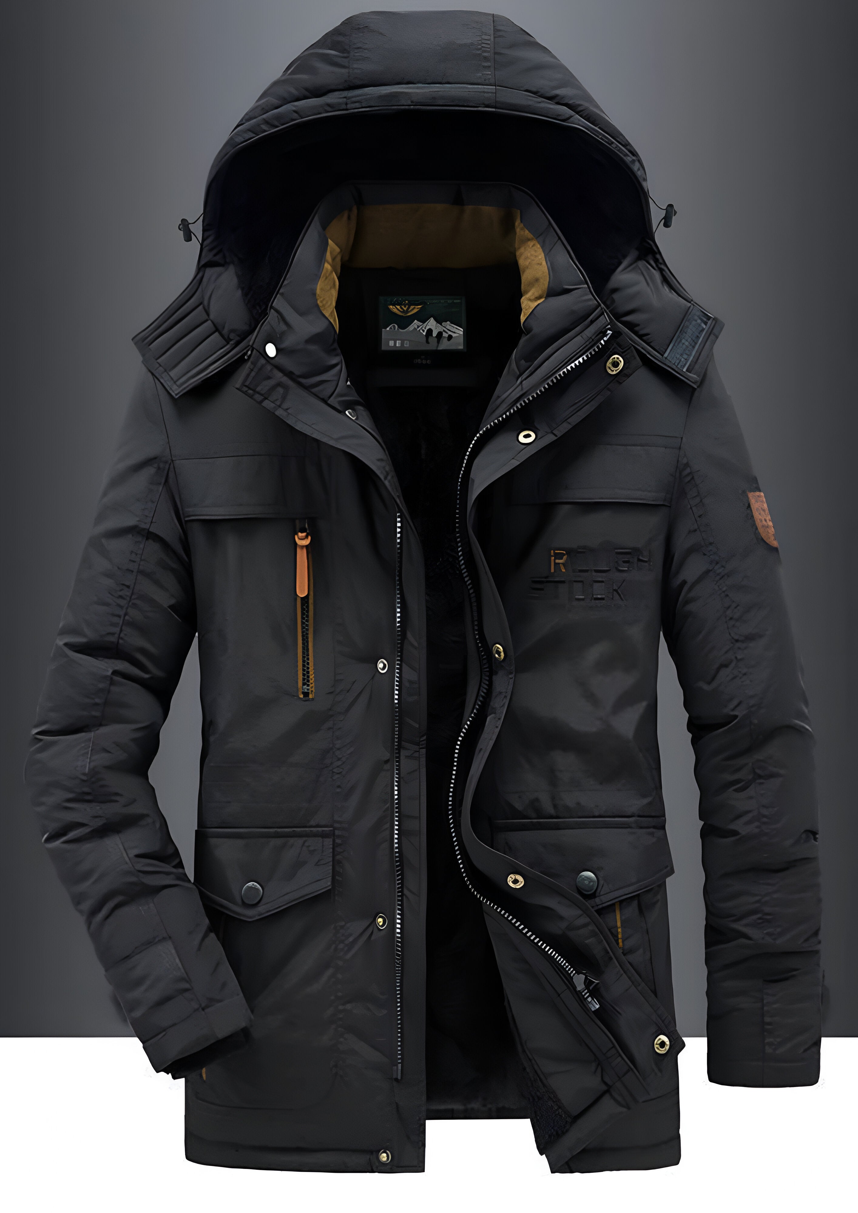 Hooded Parka Jacket | Men's Winter Wear