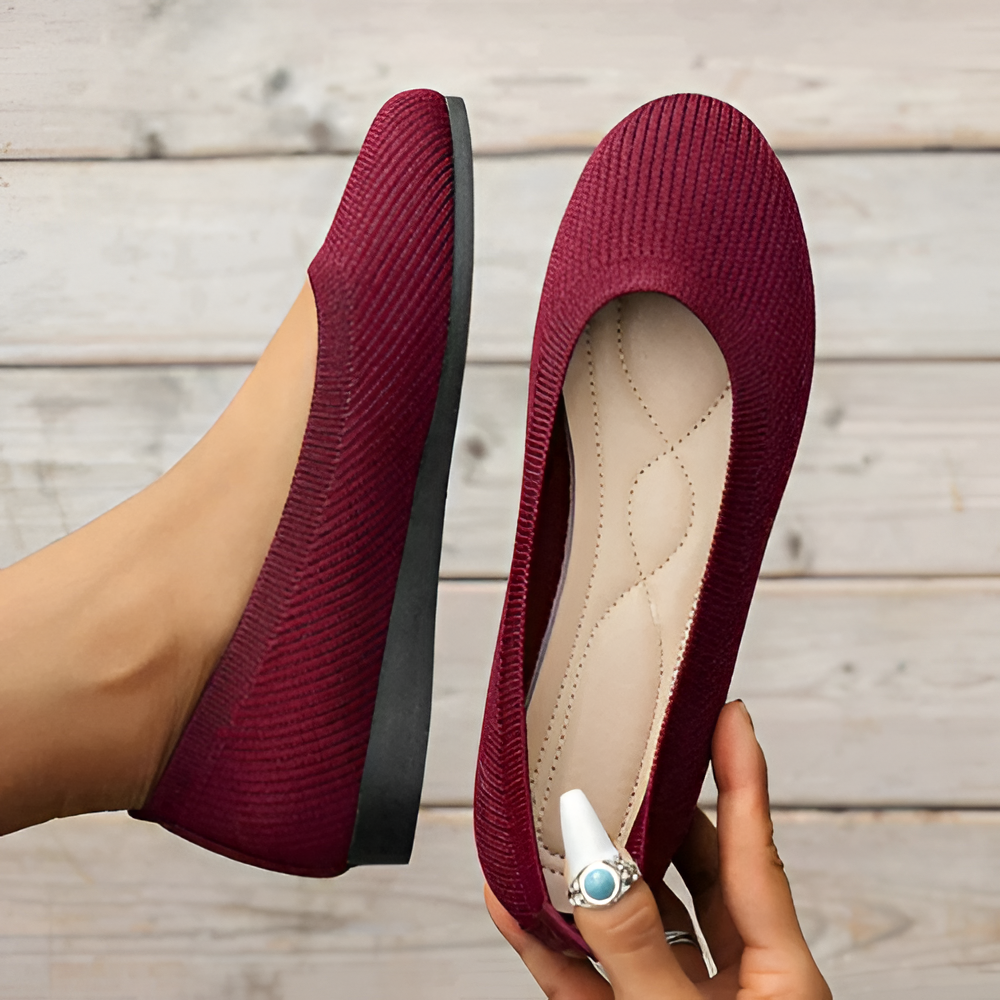 Women's Summer Slip On Pump Shoes | Knit