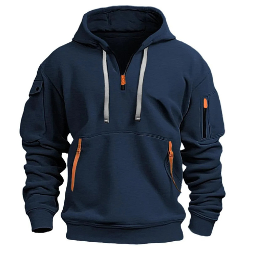 Men's Quarter Zip Tactical Hoodie | Pullover