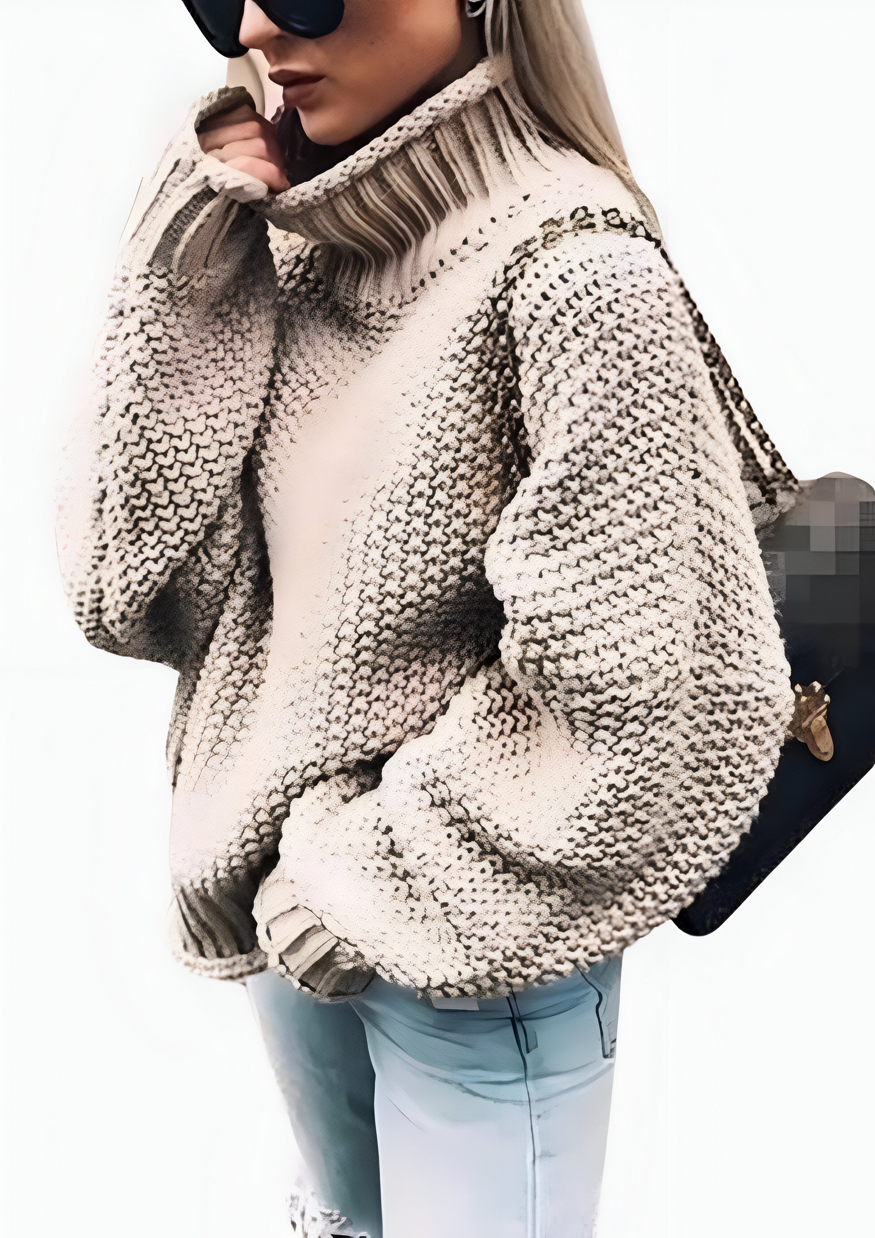 Turtle Neck Loose Fit Jumper | Women's Winter Wear