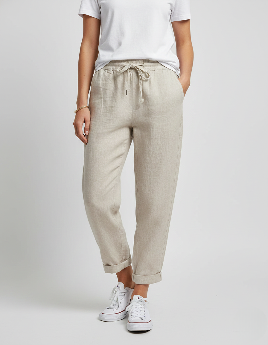 Women’s High-Waist Pants | Flowing Fit