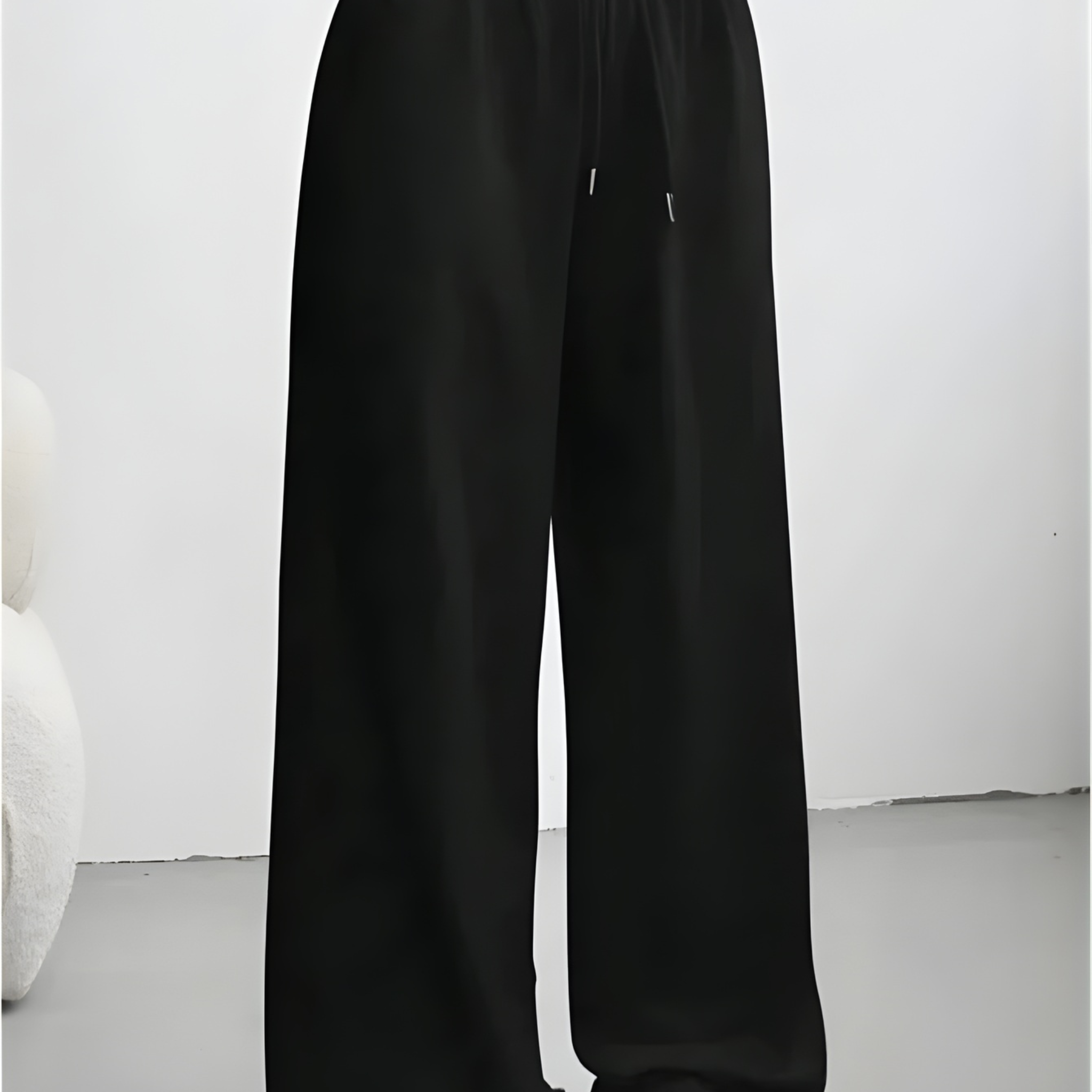 Women’s Summer Wide-Leg Trousers | Elasticated Waist