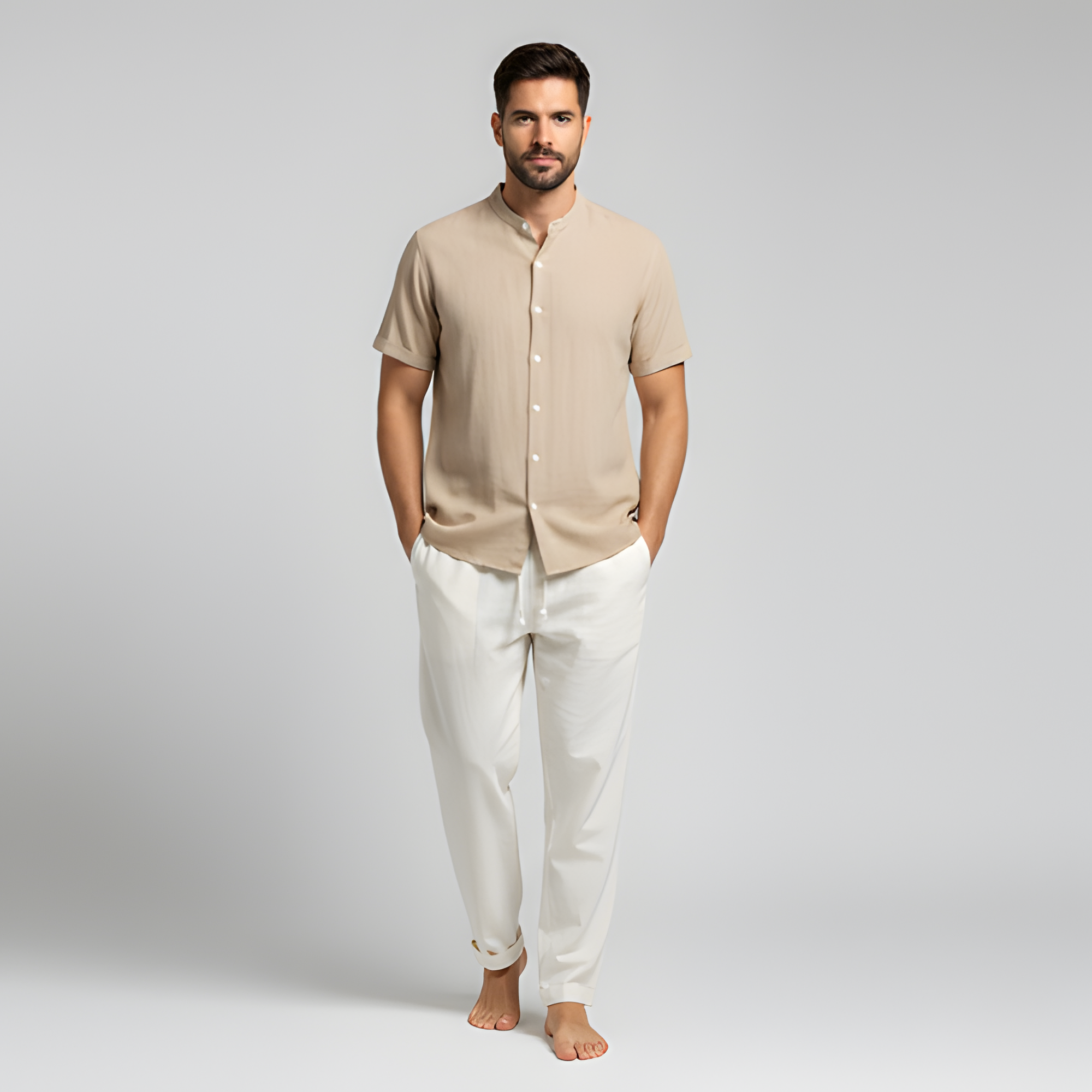 Men's Summer Pants and Top Set | Two-Piece