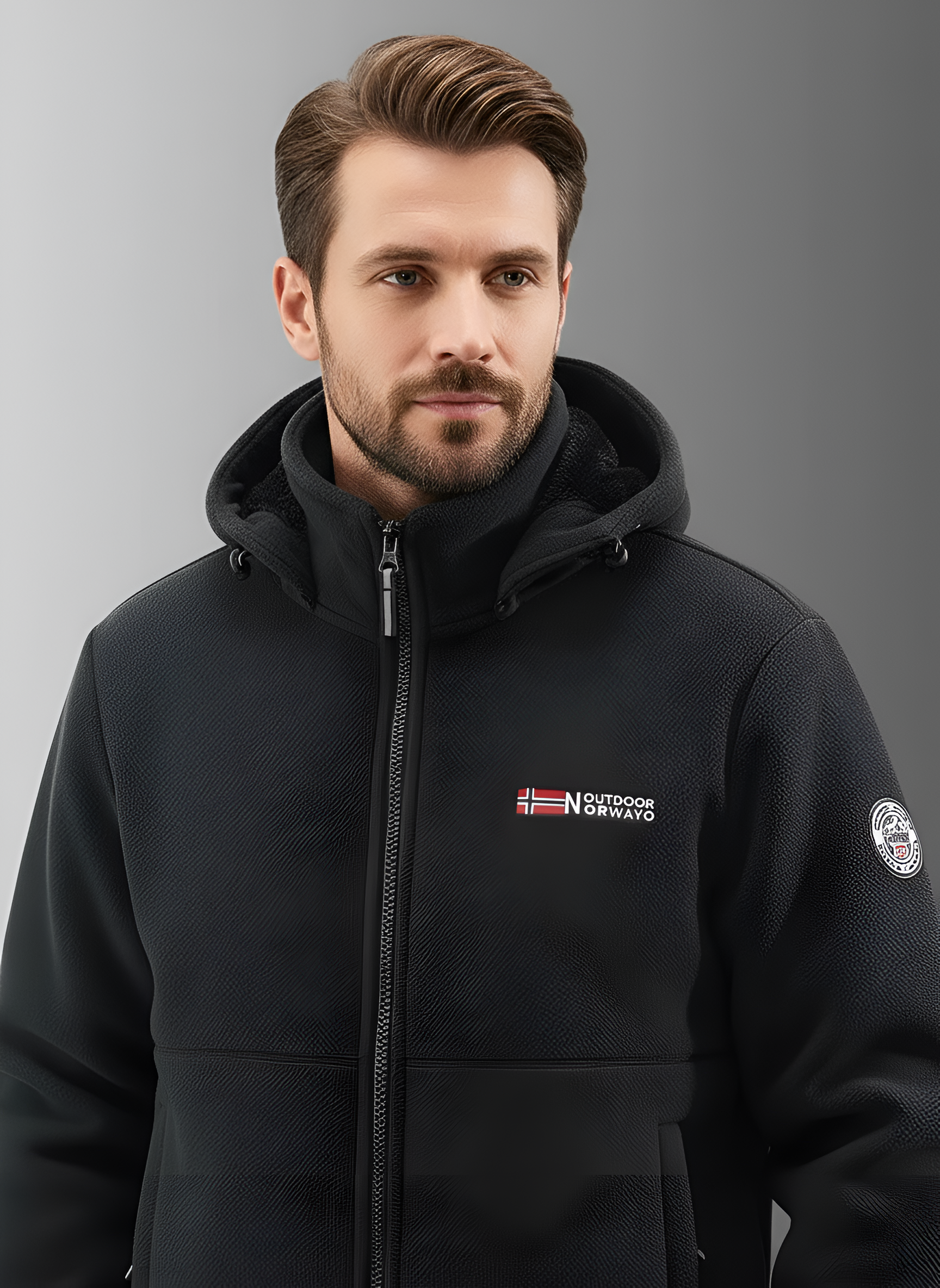 Nordic Explorer Jacket | Men's Winter Hooded Warm Durable