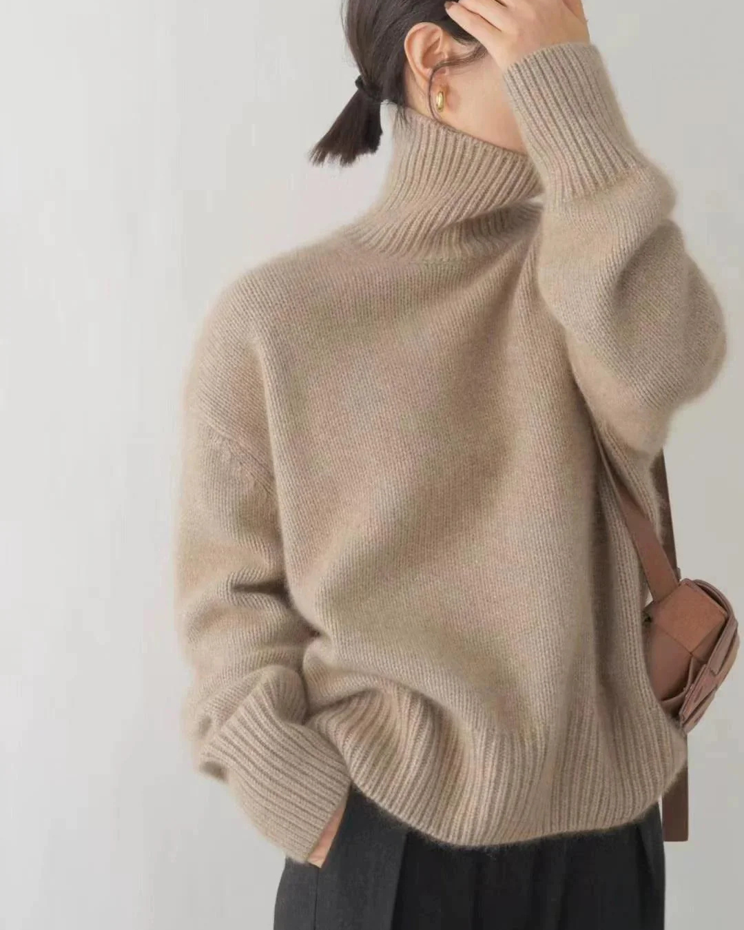 Women’s Classic Turtleneck Sweater | Long Sleeve