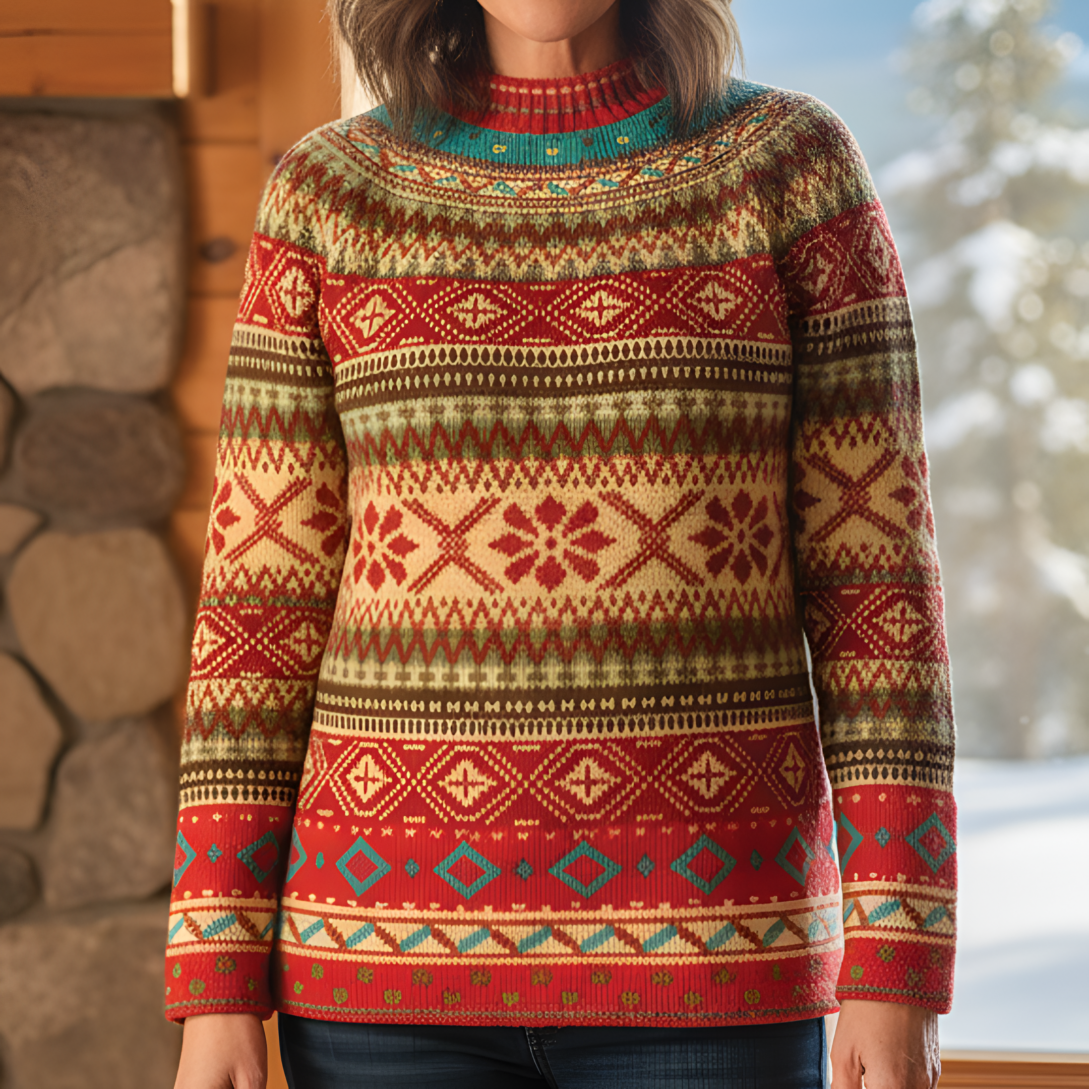 Isle Pattern Jumper | Women's Winter Knit