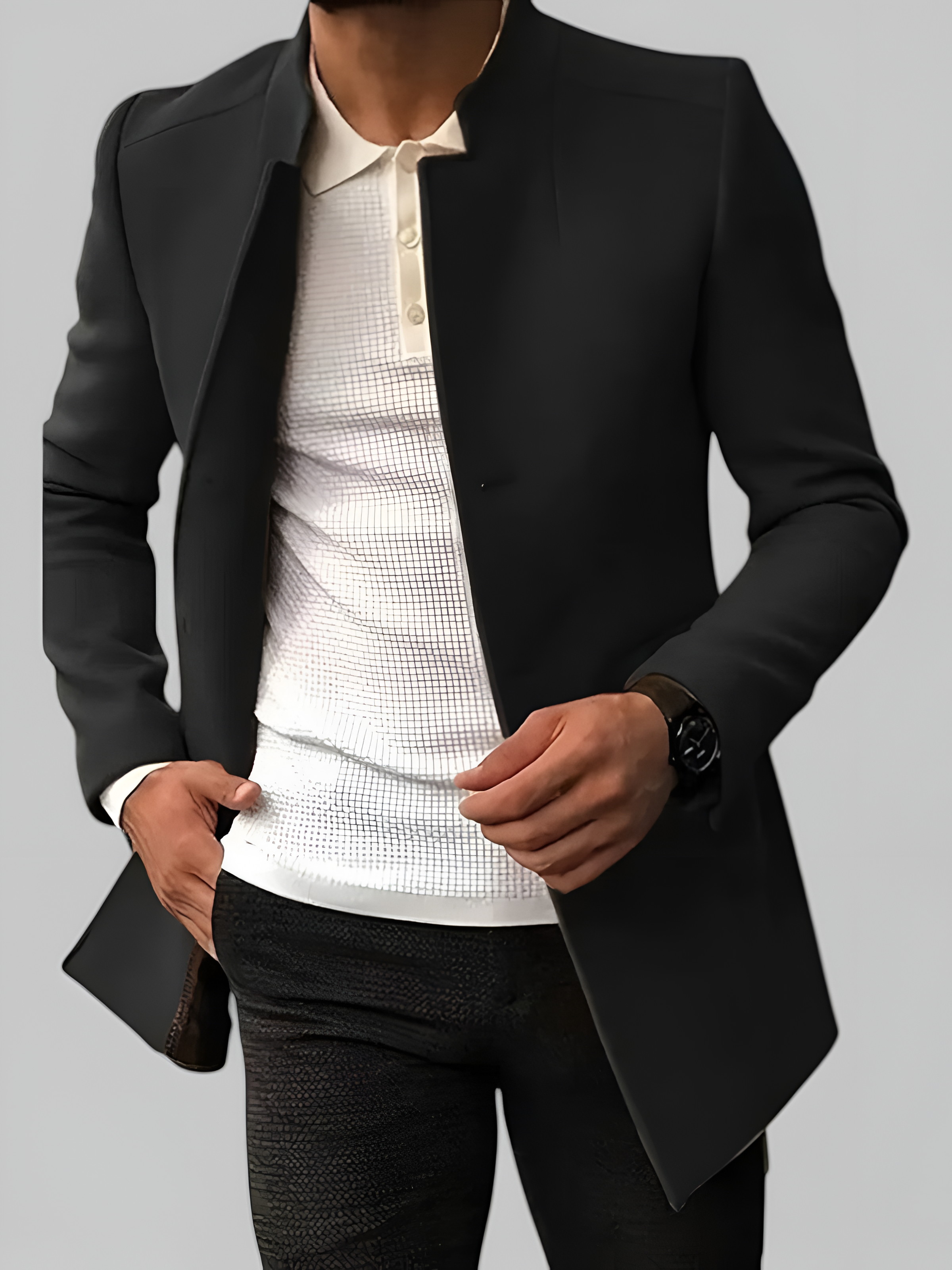 Blazer Coat | Men's Autumn Minimalist Button