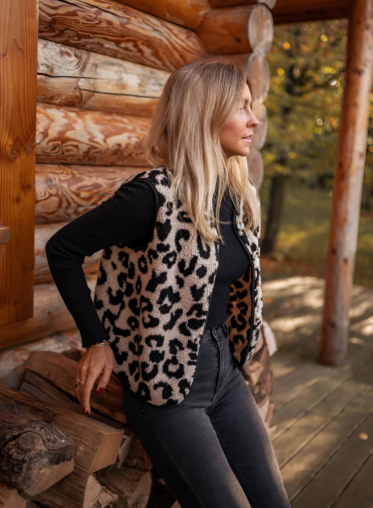 Leopard Vest | Women's Seasonal Attire