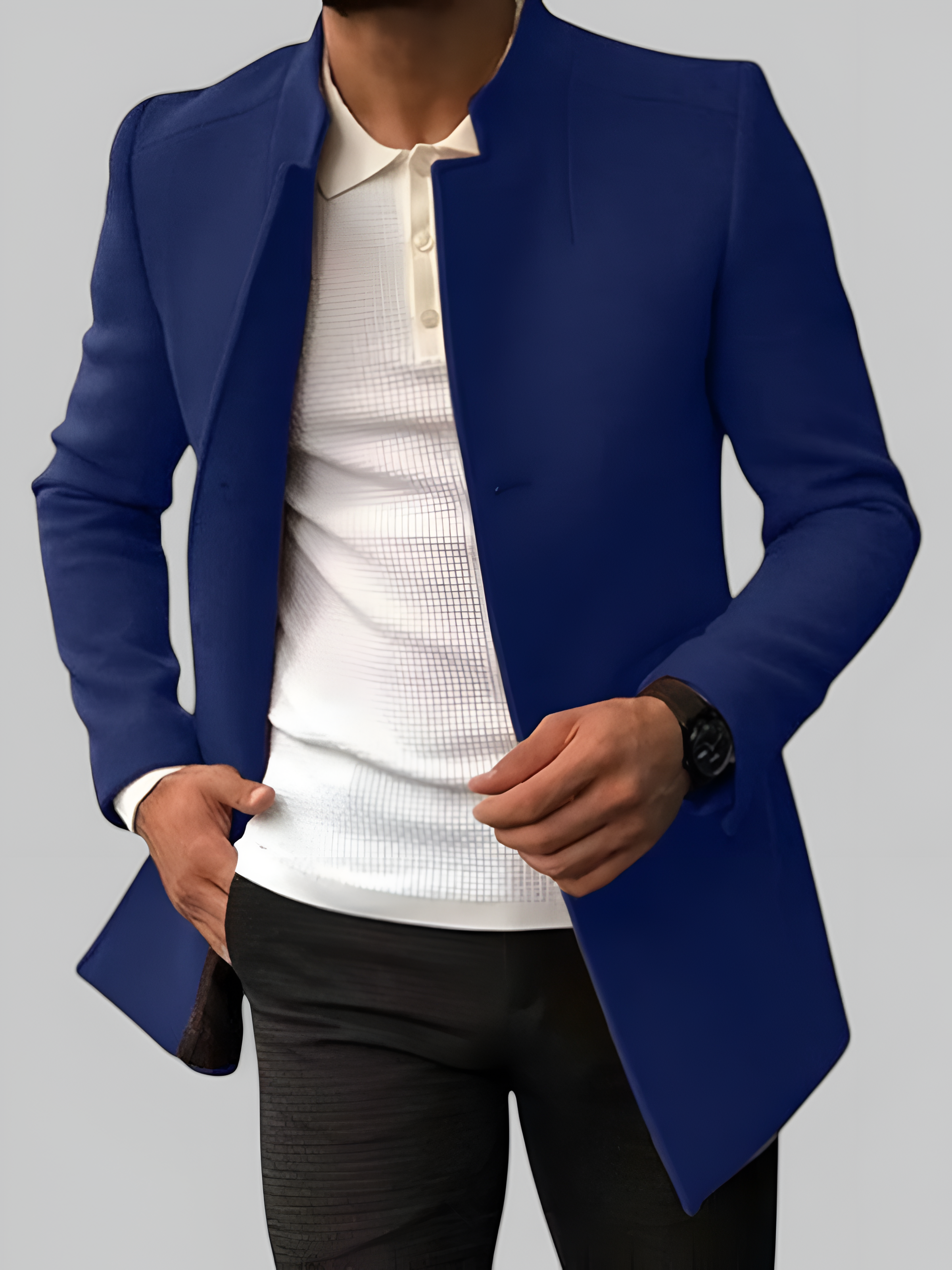 Blazer Coat | Men's Autumn Minimalist Button