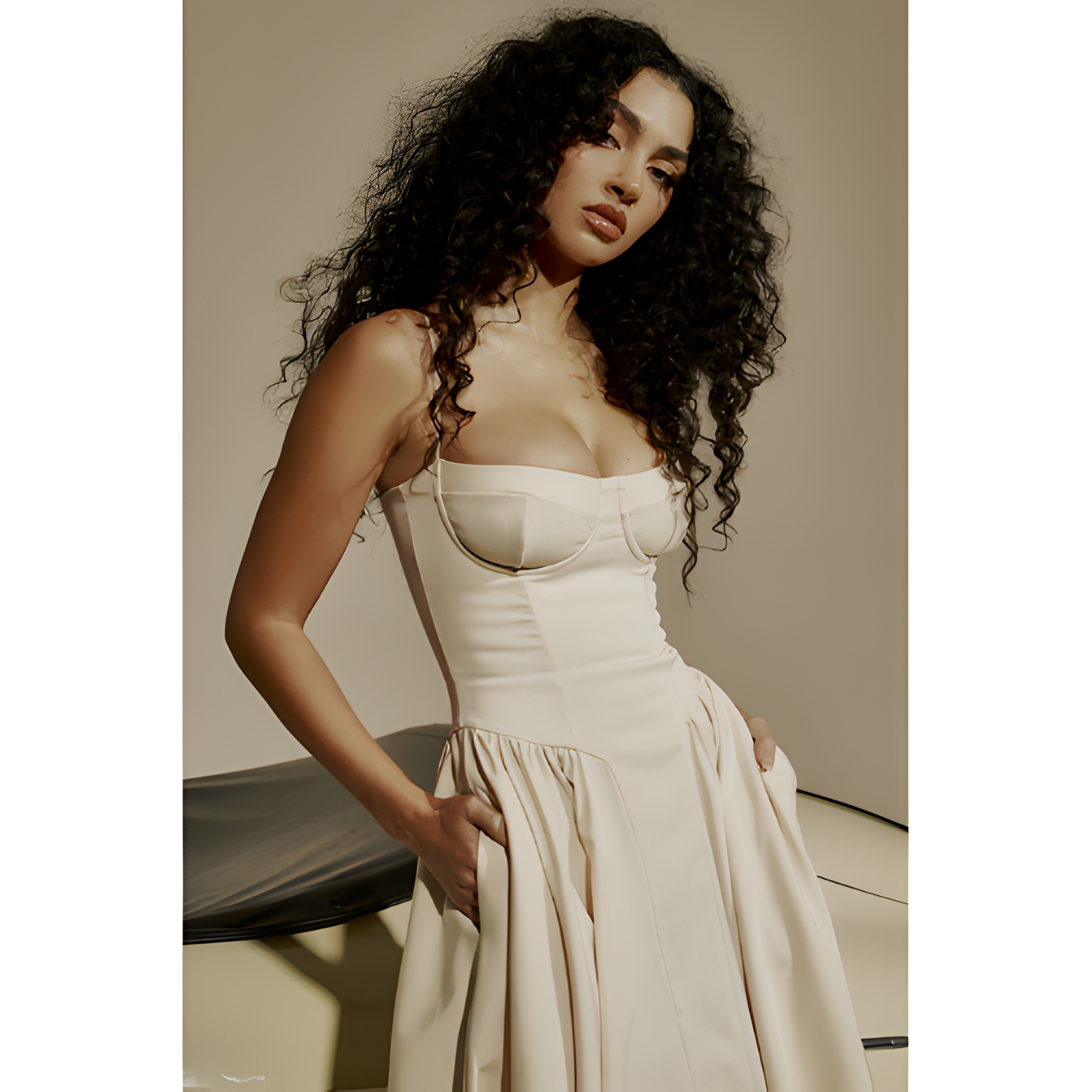 Women's Sleeveless Midi Dress | Summer