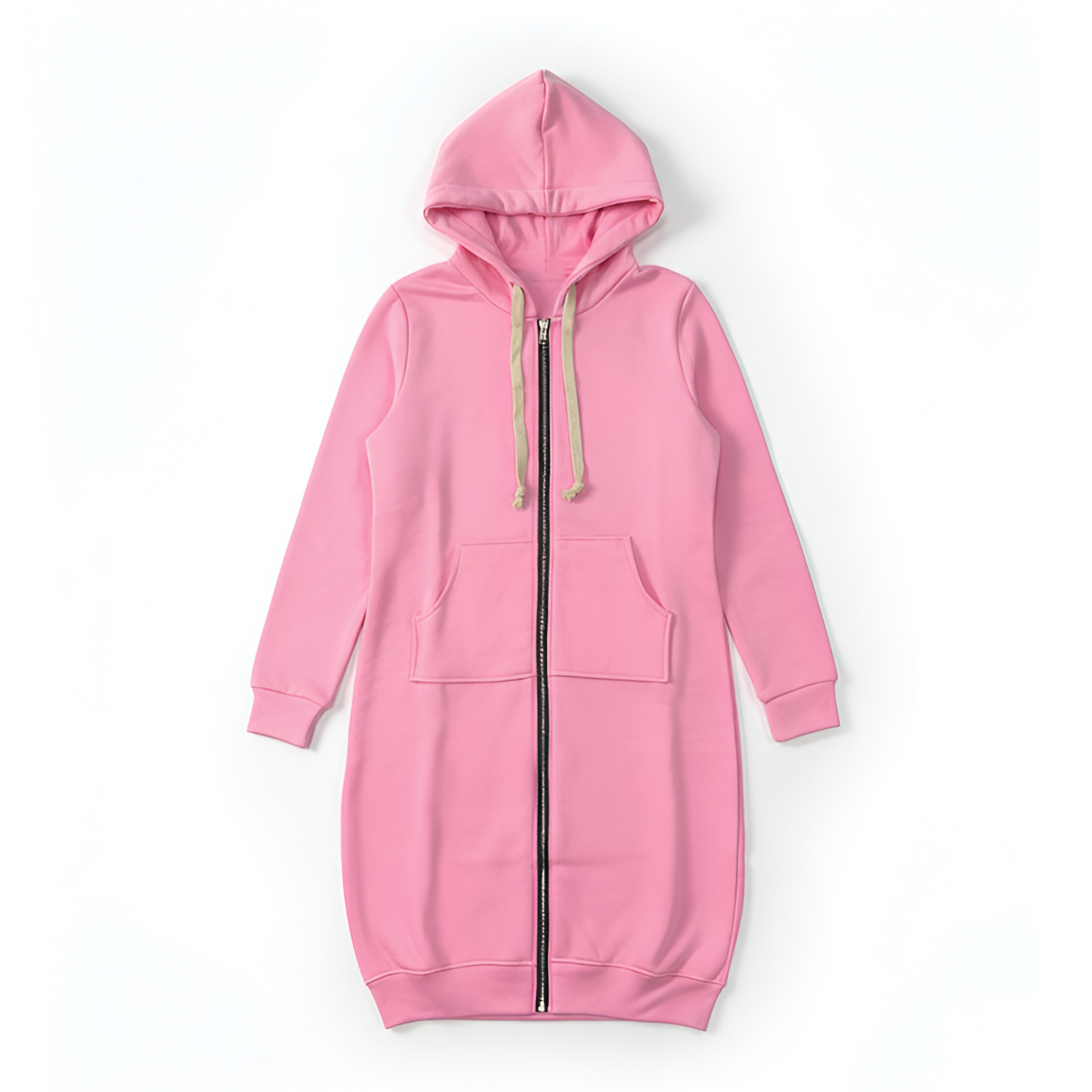 Hoodie Dress Jumper | Women's Winter Zip Up