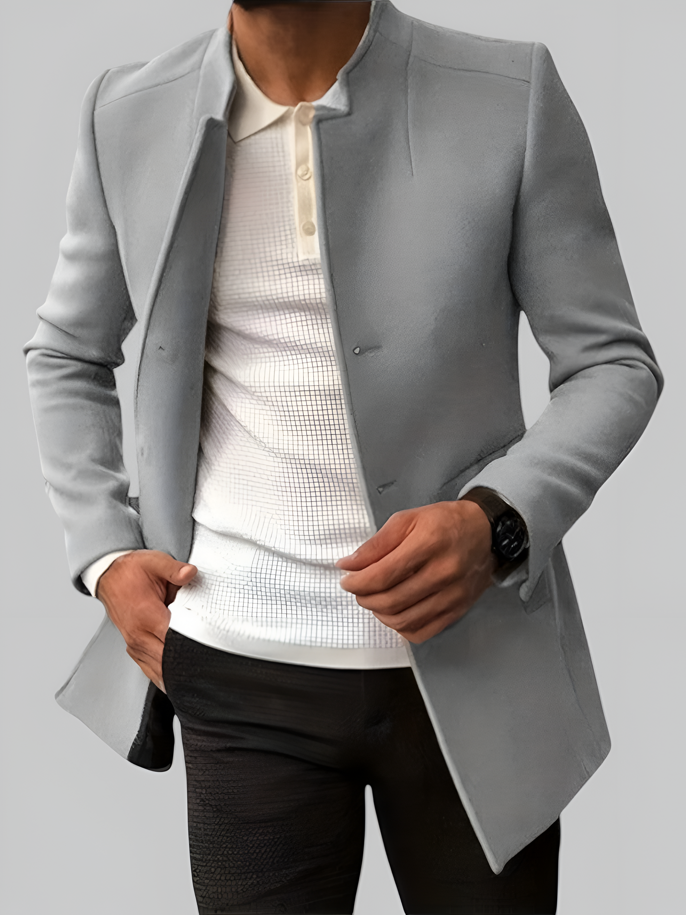Blazer Coat | Men's Autumn Minimalist Button