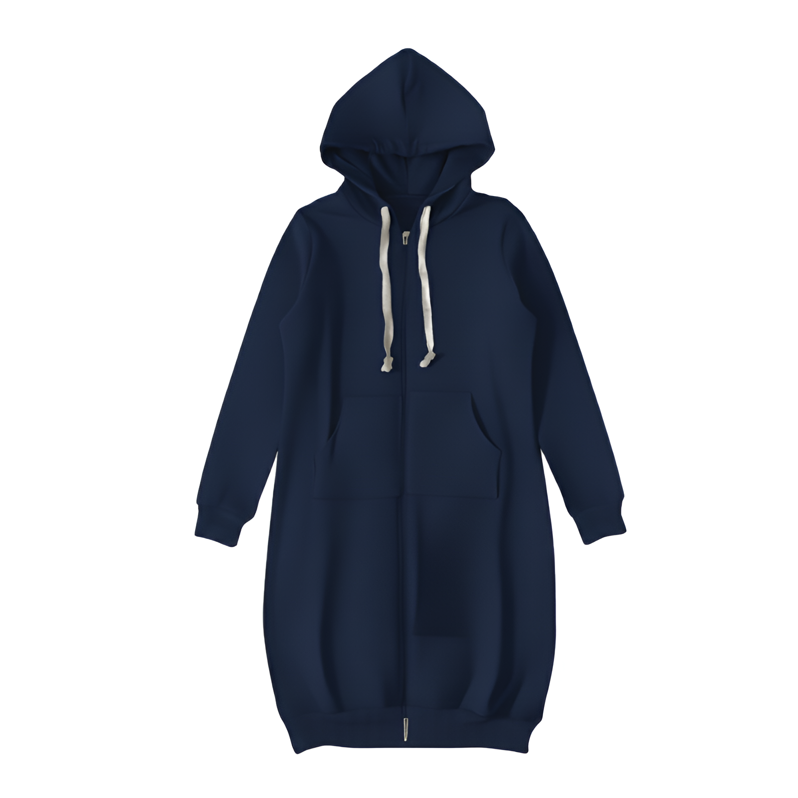 Hoodie Dress Jumper | Women's Winter Zip Up